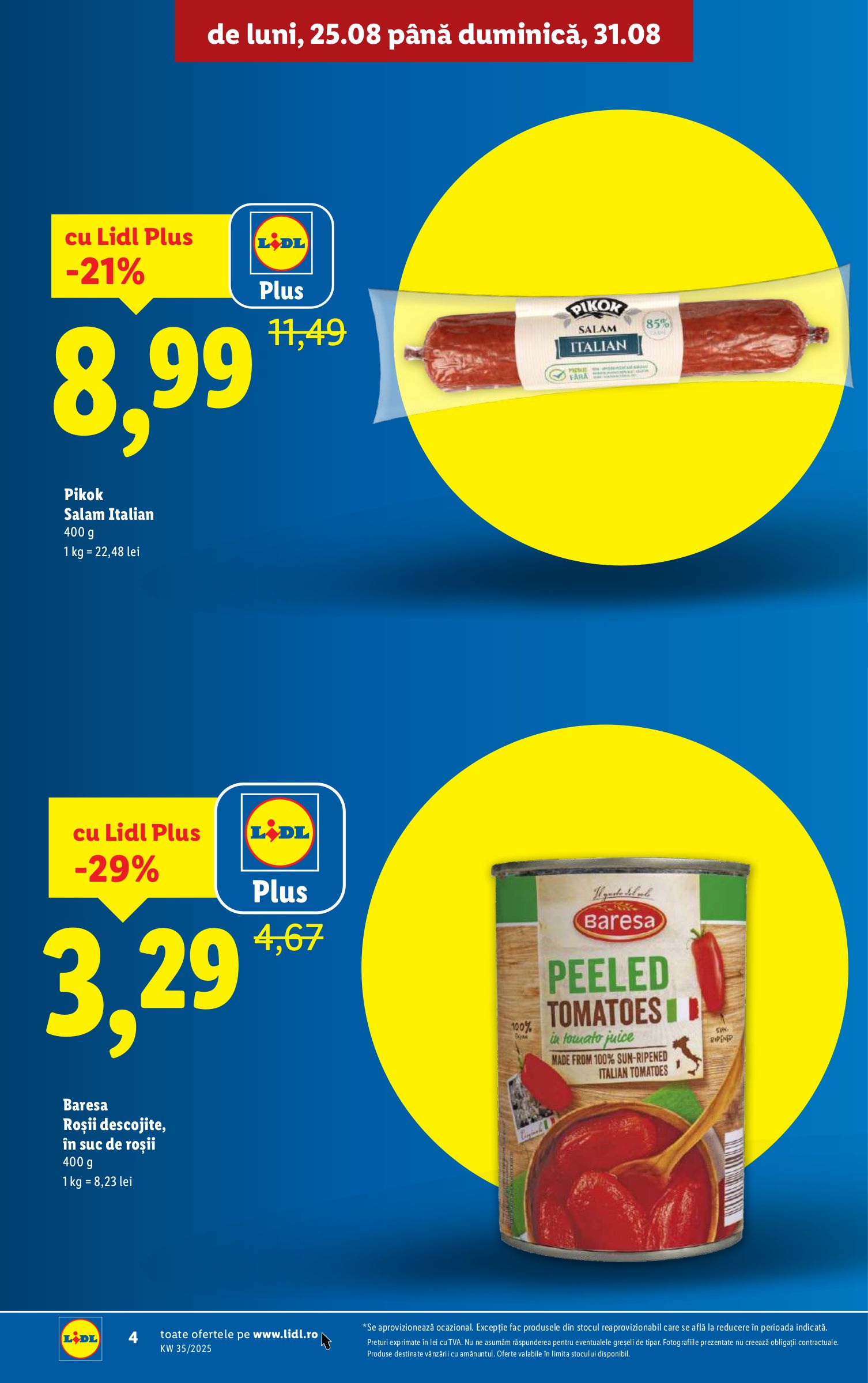 lidl - Catalog Lidl online – oferte valabile din 25.08. - page: 2 lidl - Catalog Lidl online – oferte valabile din 25.08. - page: 2