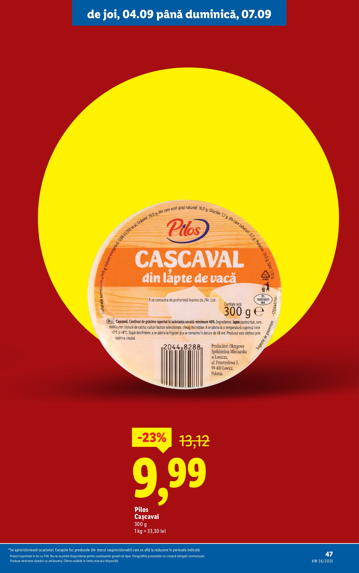 lidl - Catalog Lidl online – oferte valabile din 01.09. - page: 47