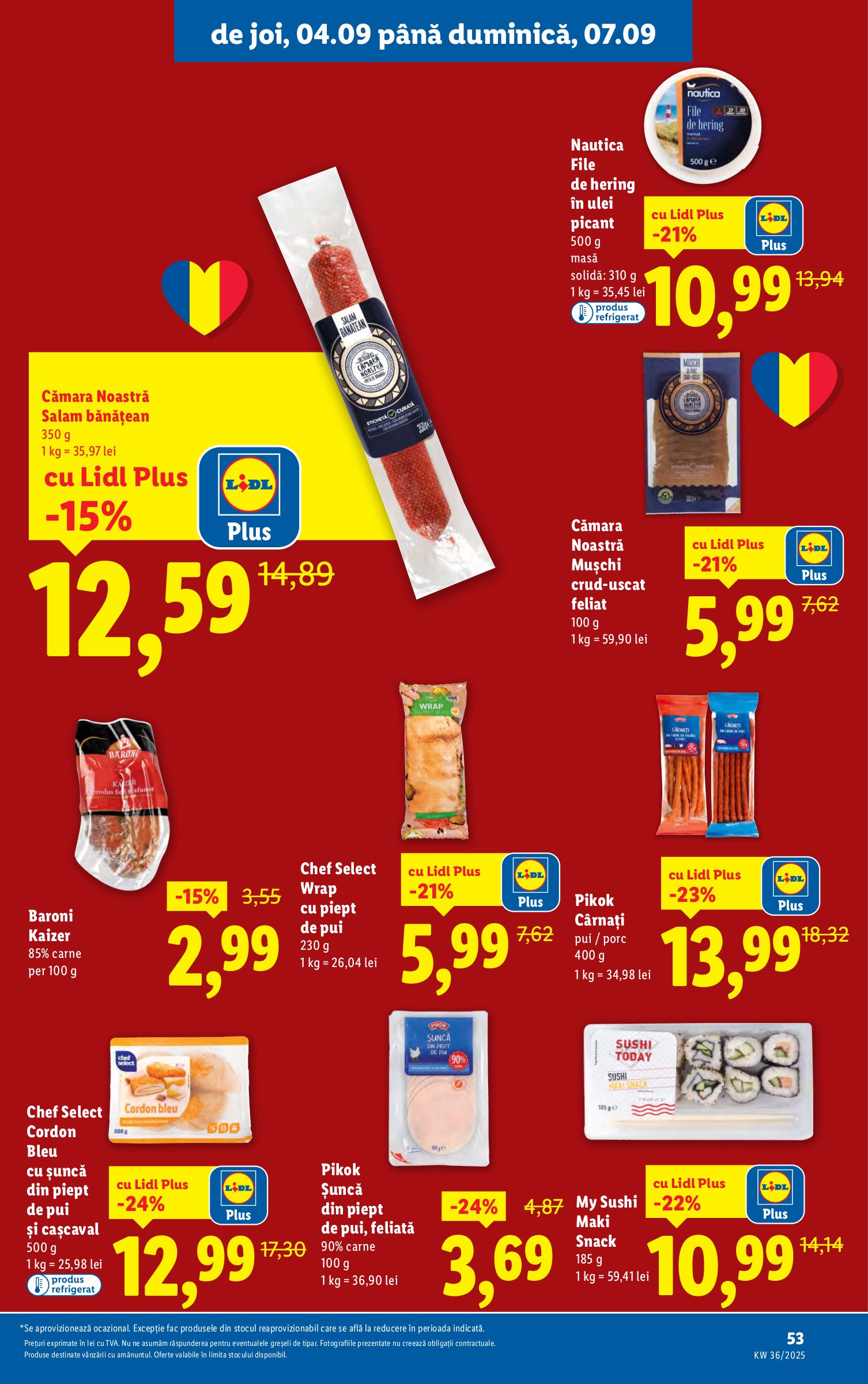lidl - Catalog Lidl online – oferte valabile din 01.09. - page: 53