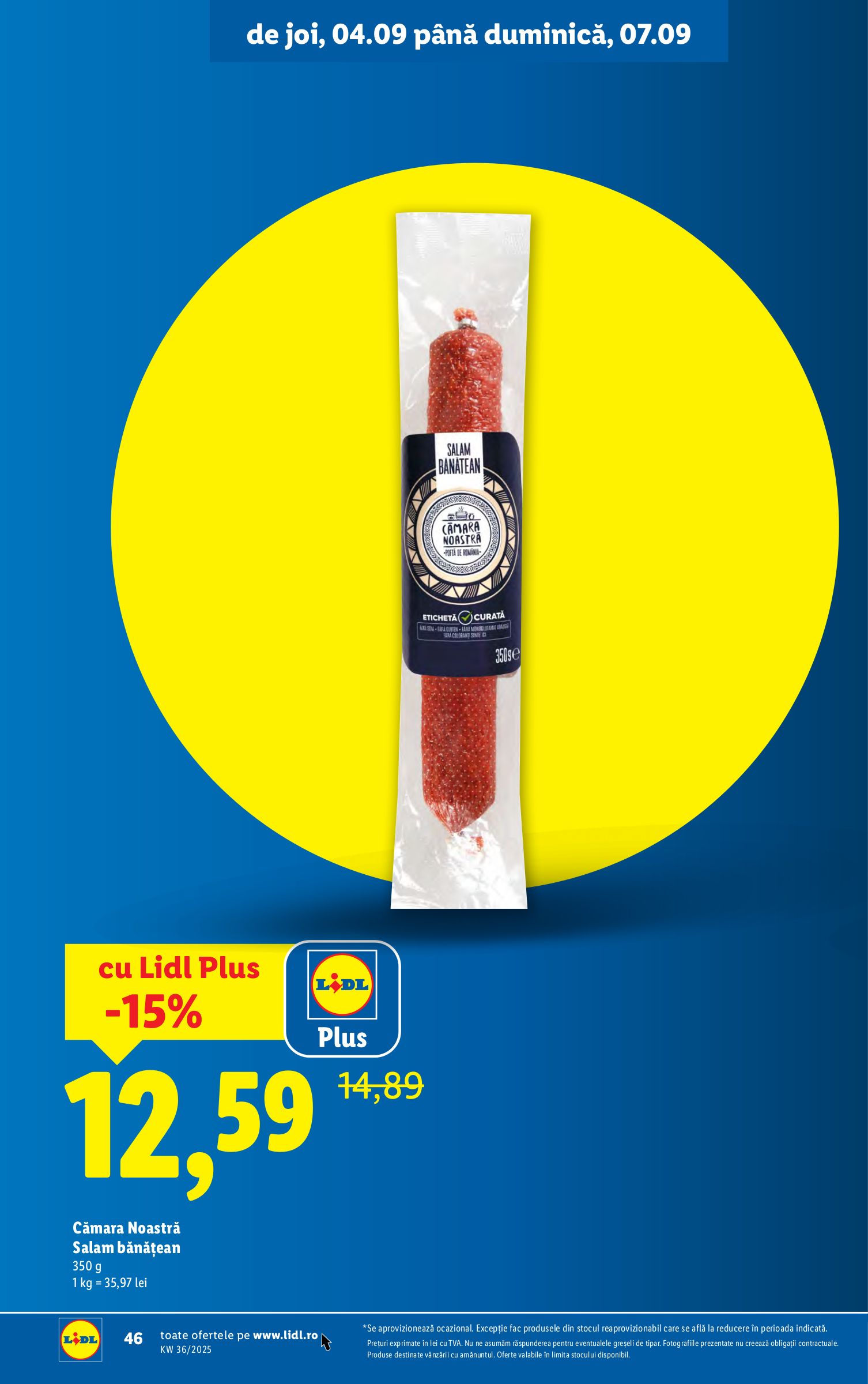 lidl - Catalog Lidl online – oferte valabile din 01.09. - page: 46
