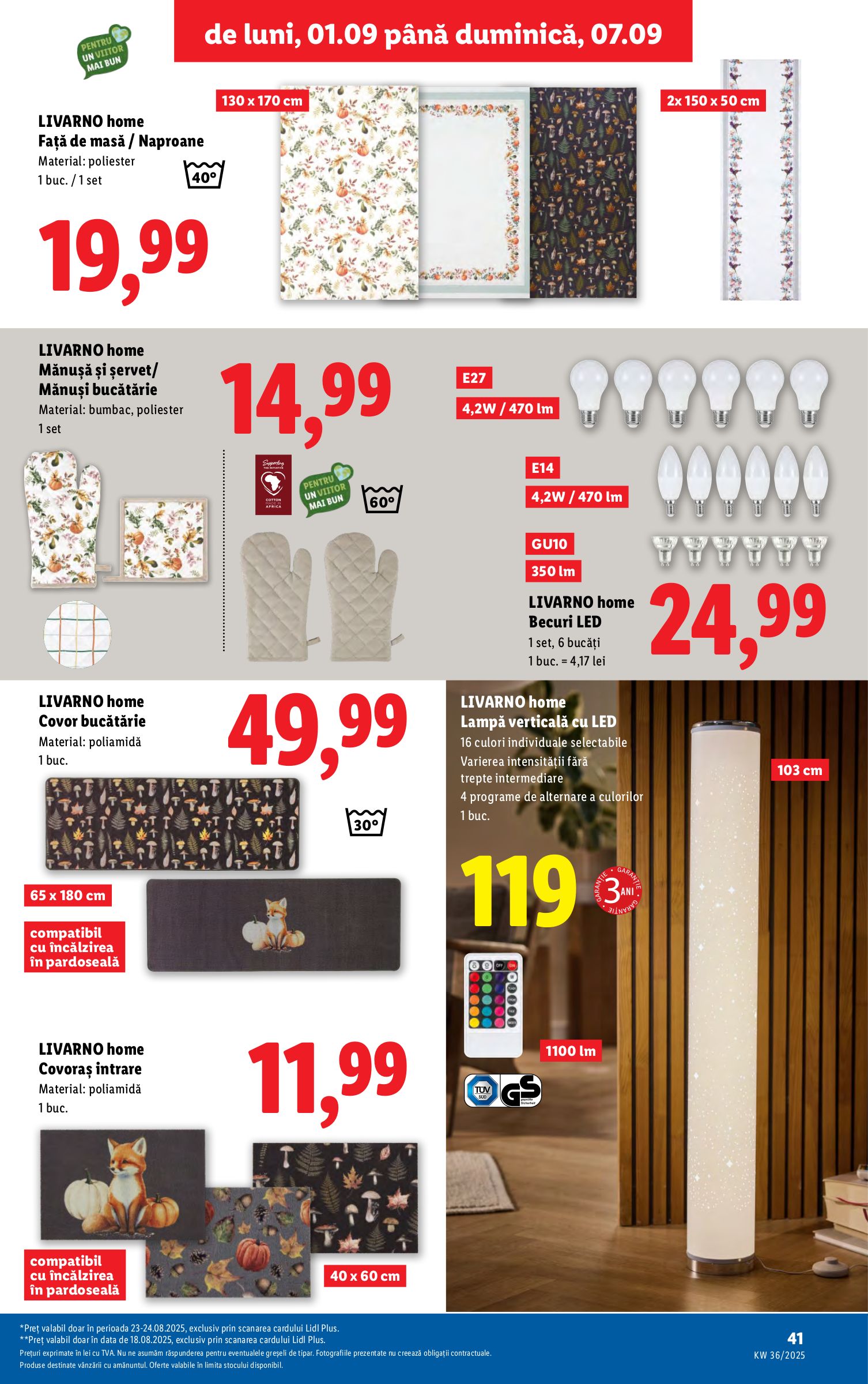 lidl - Catalog Lidl online – oferte valabile din 01.09. - page: 41