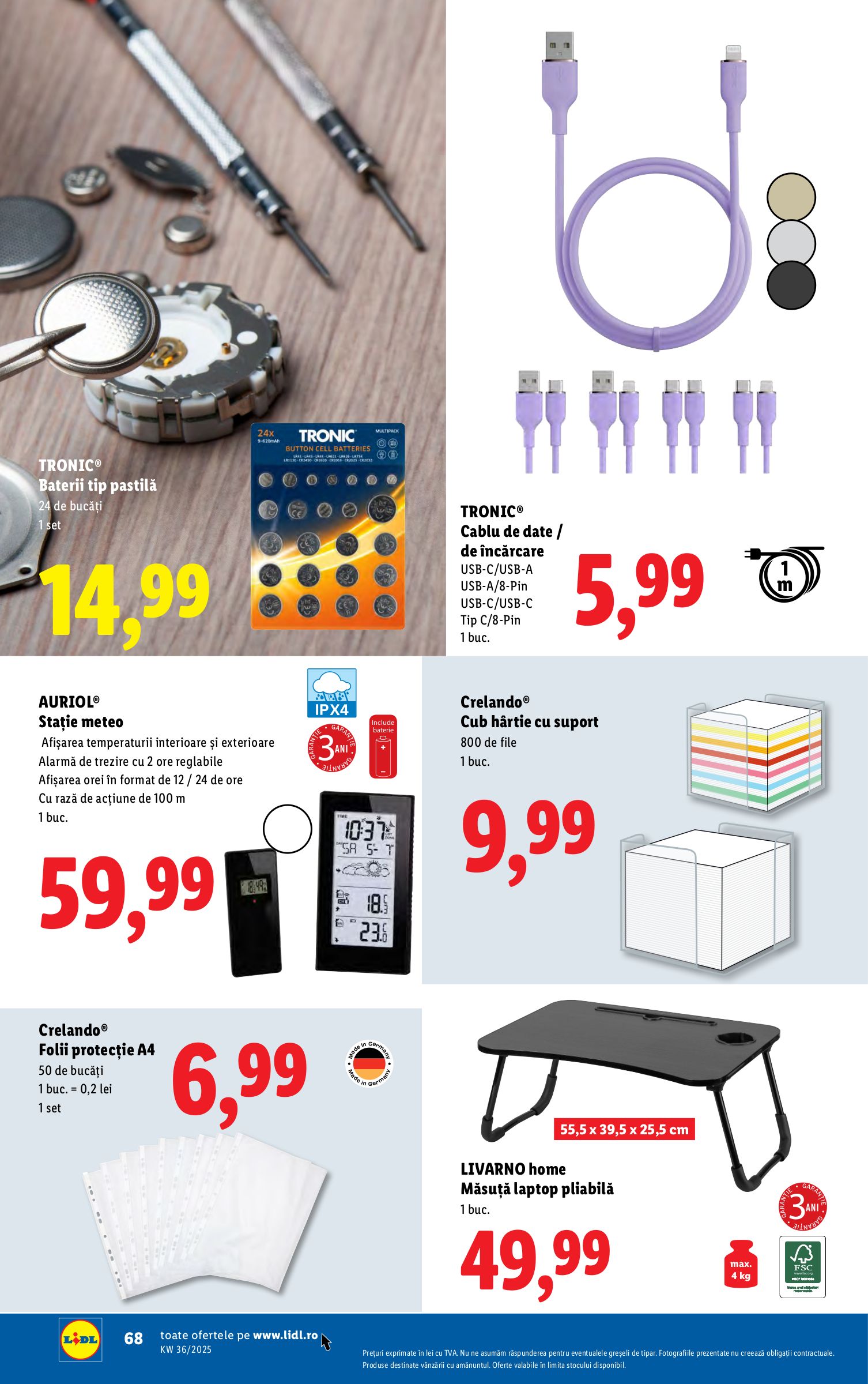 lidl - Catalog Lidl online – oferte valabile din 01.09. - page: 68