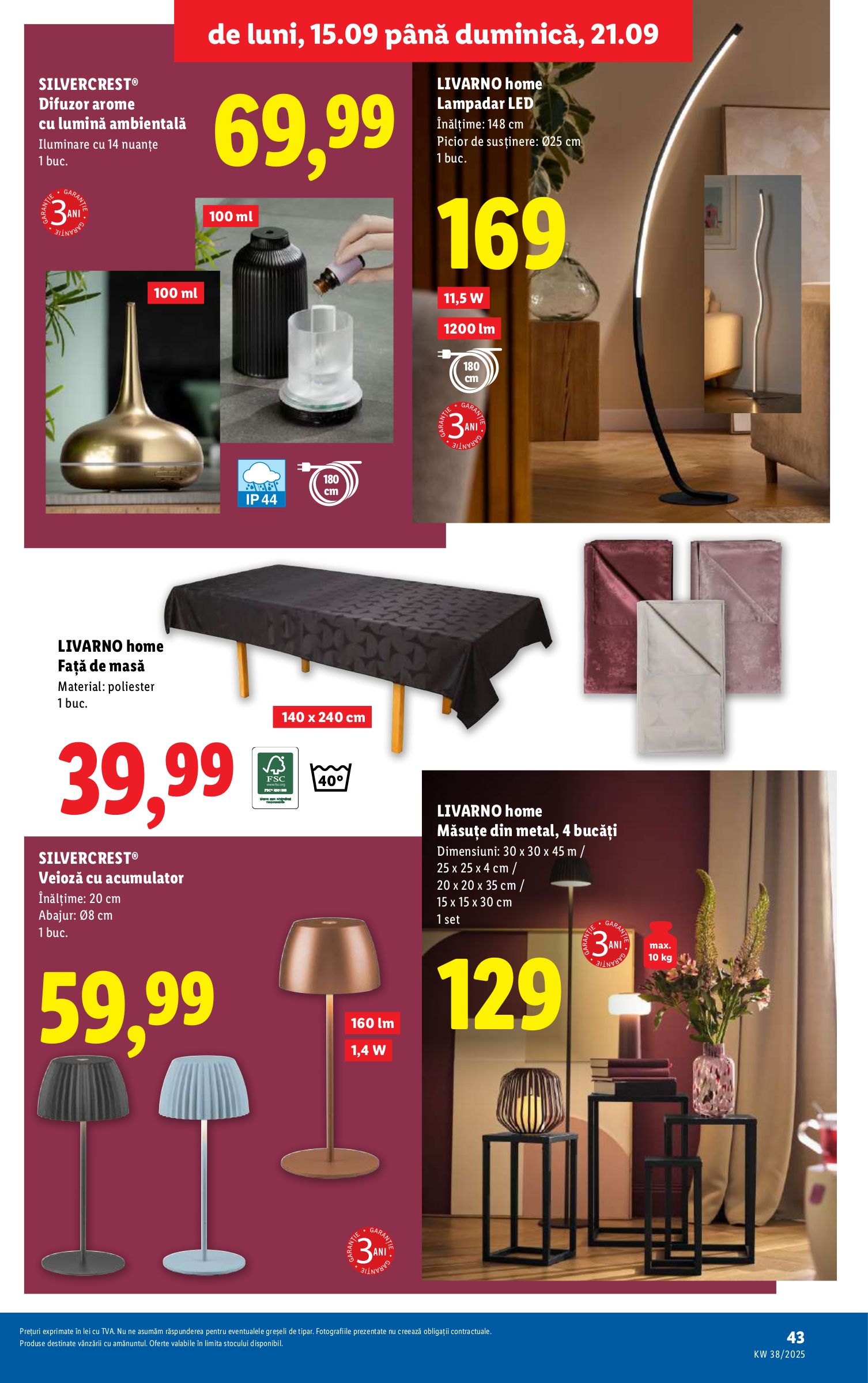 lidl - Catalog Lidl online – oferte valabile din 15.09. - page: 41 lidl - Catalog Lidl online – oferte valabile din 15.09. - page: 41
