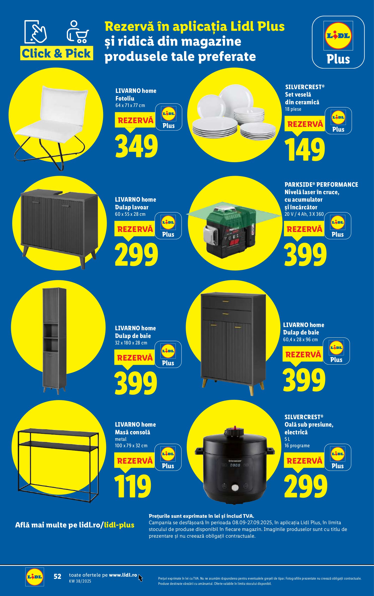 lidl - Catalog Lidl online – oferte valabile din 15.09. - page: 50 lidl - Catalog Lidl online – oferte valabile din 15.09. - page: 50