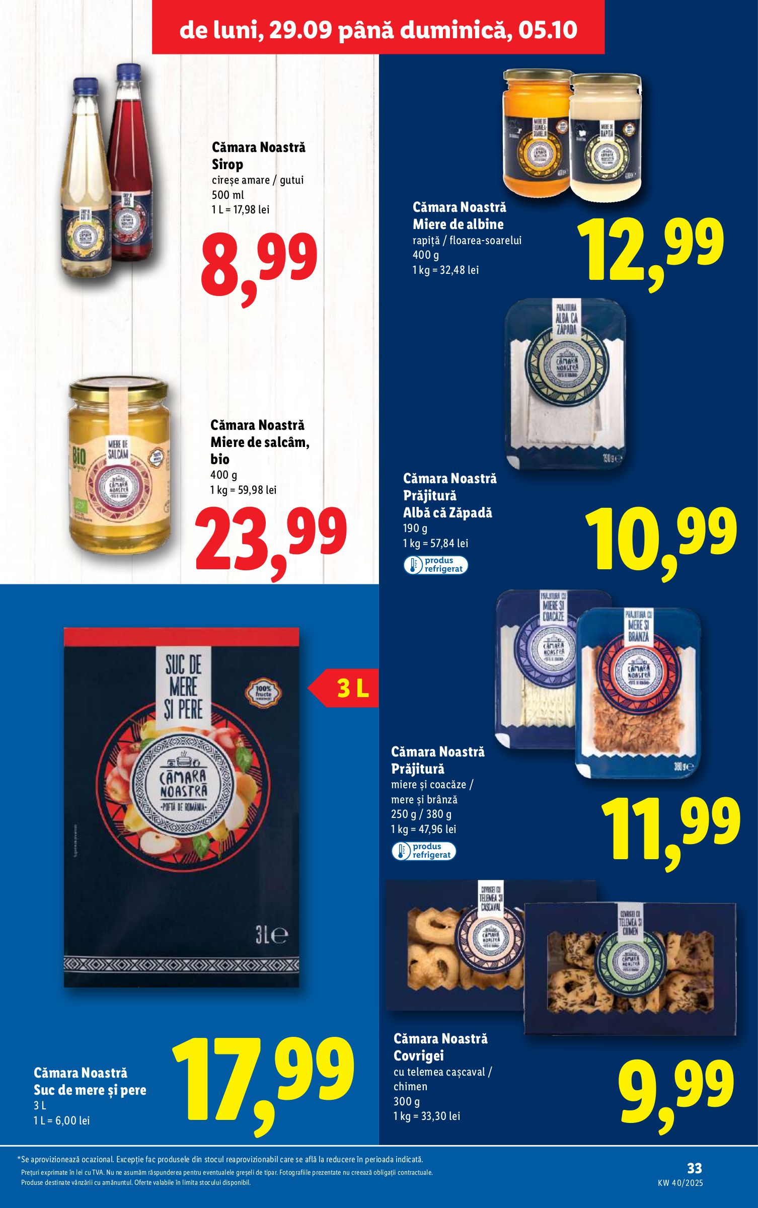 lidl - Catalog Lidl online – oferte valabile din 29.09. - page: 33 lidl - Catalog Lidl online – oferte valabile din 29.09. - page: 33