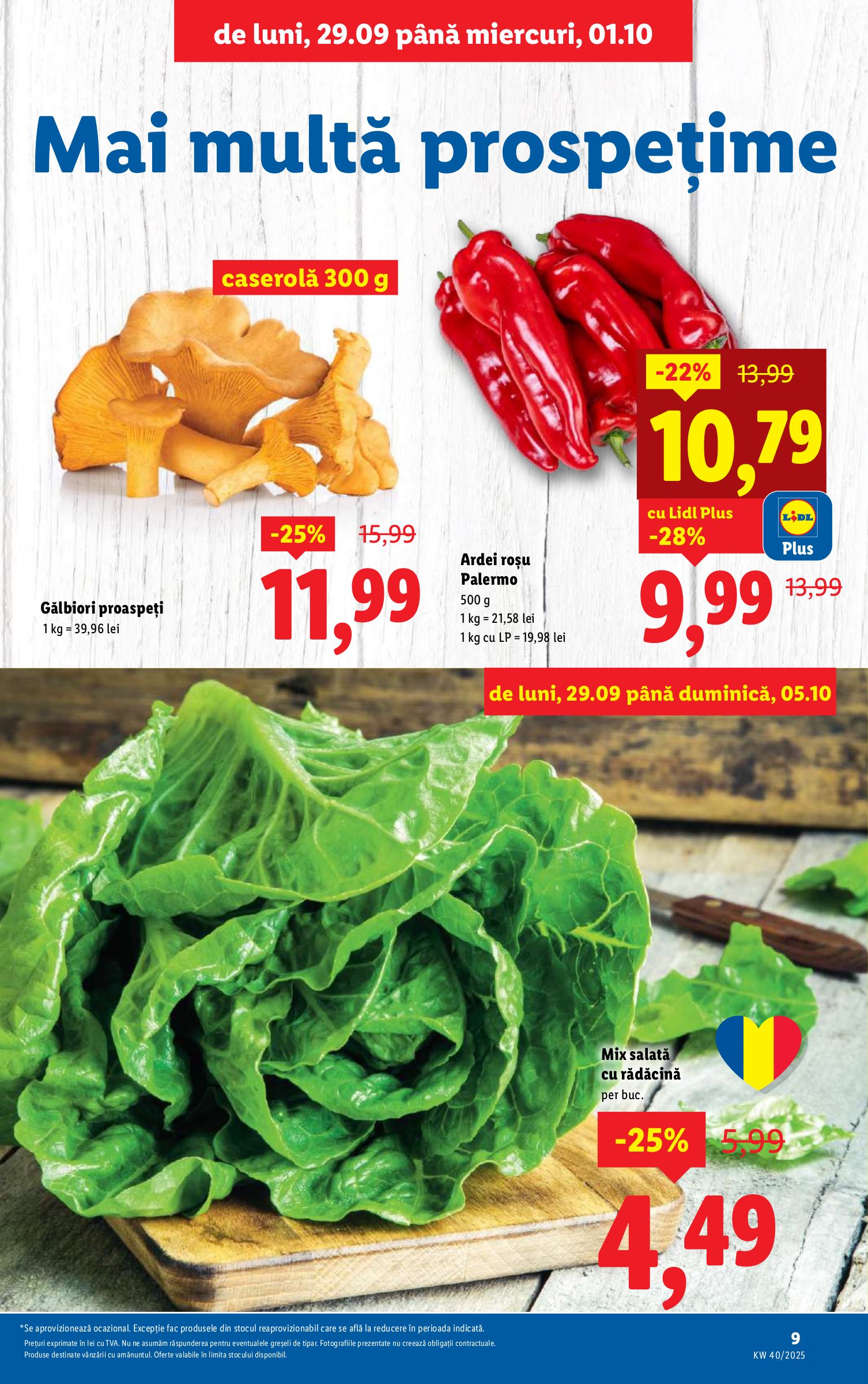 lidl - Catalog Lidl online – oferte valabile din 29.09. - page: 9 lidl - Catalog Lidl online – oferte valabile din 29.09. - page: 9