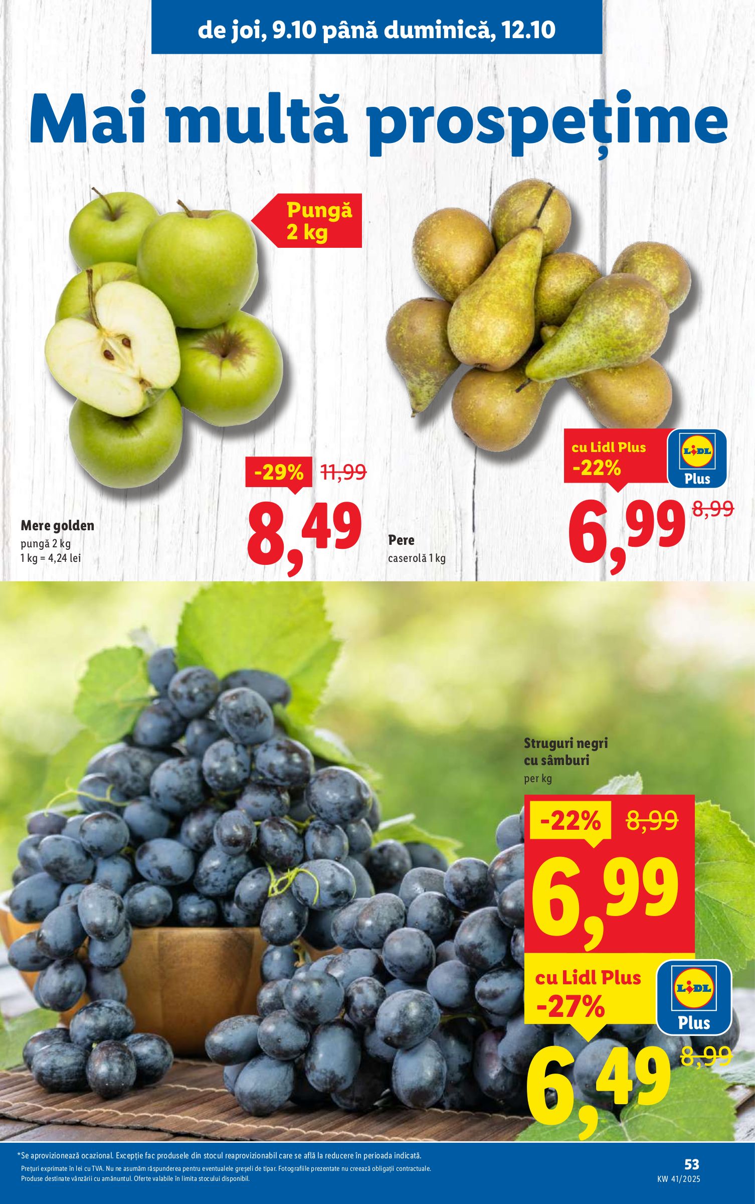 lidl - Catalog Lidl online – oferte valabile din 06.10. - page: 53 lidl - Catalog Lidl online – oferte valabile din 06.10. - page: 53