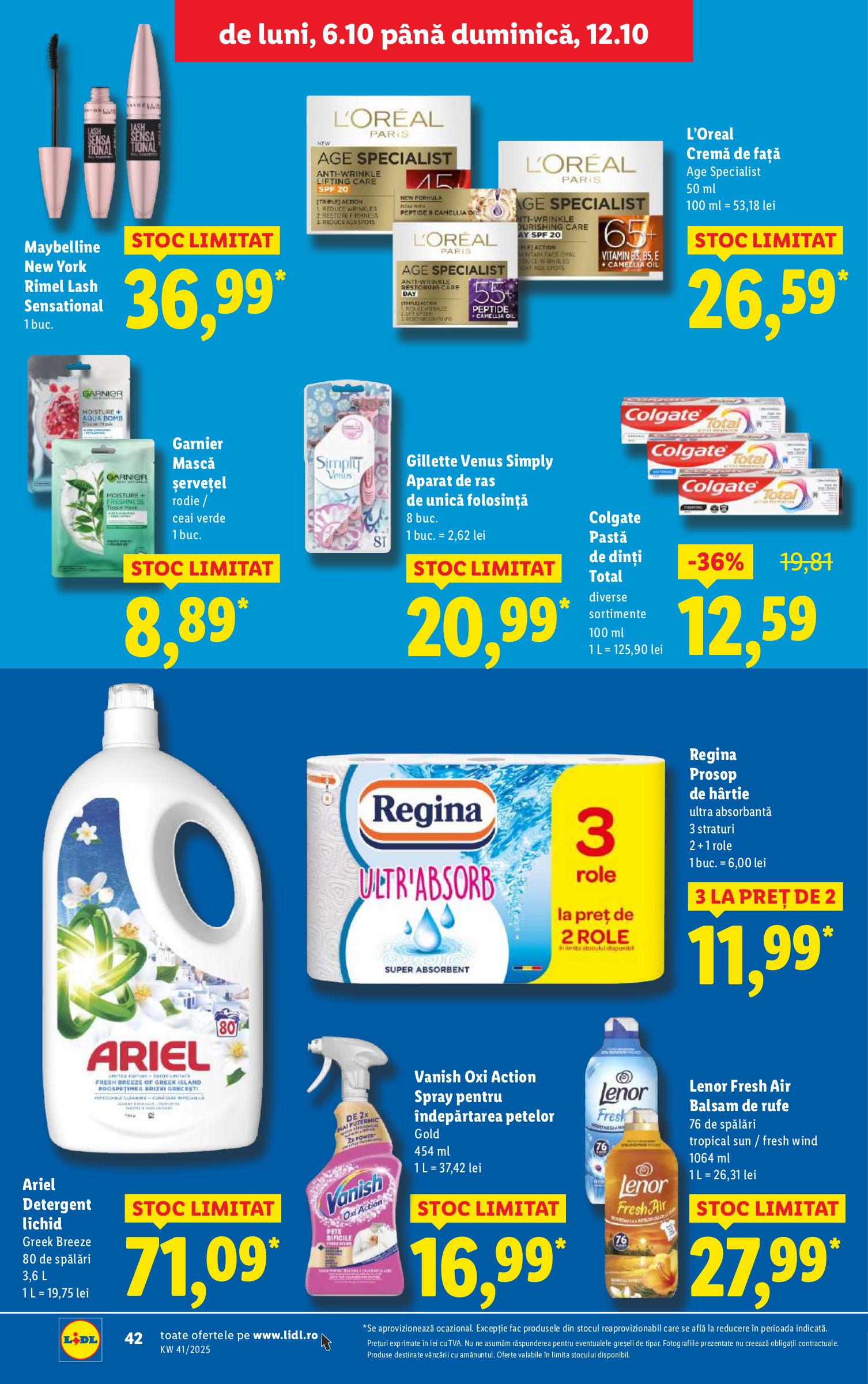 lidl - Catalog Lidl online – oferte valabile din 06.10. - page: 42 lidl - Catalog Lidl online – oferte valabile din 06.10. - page: 42