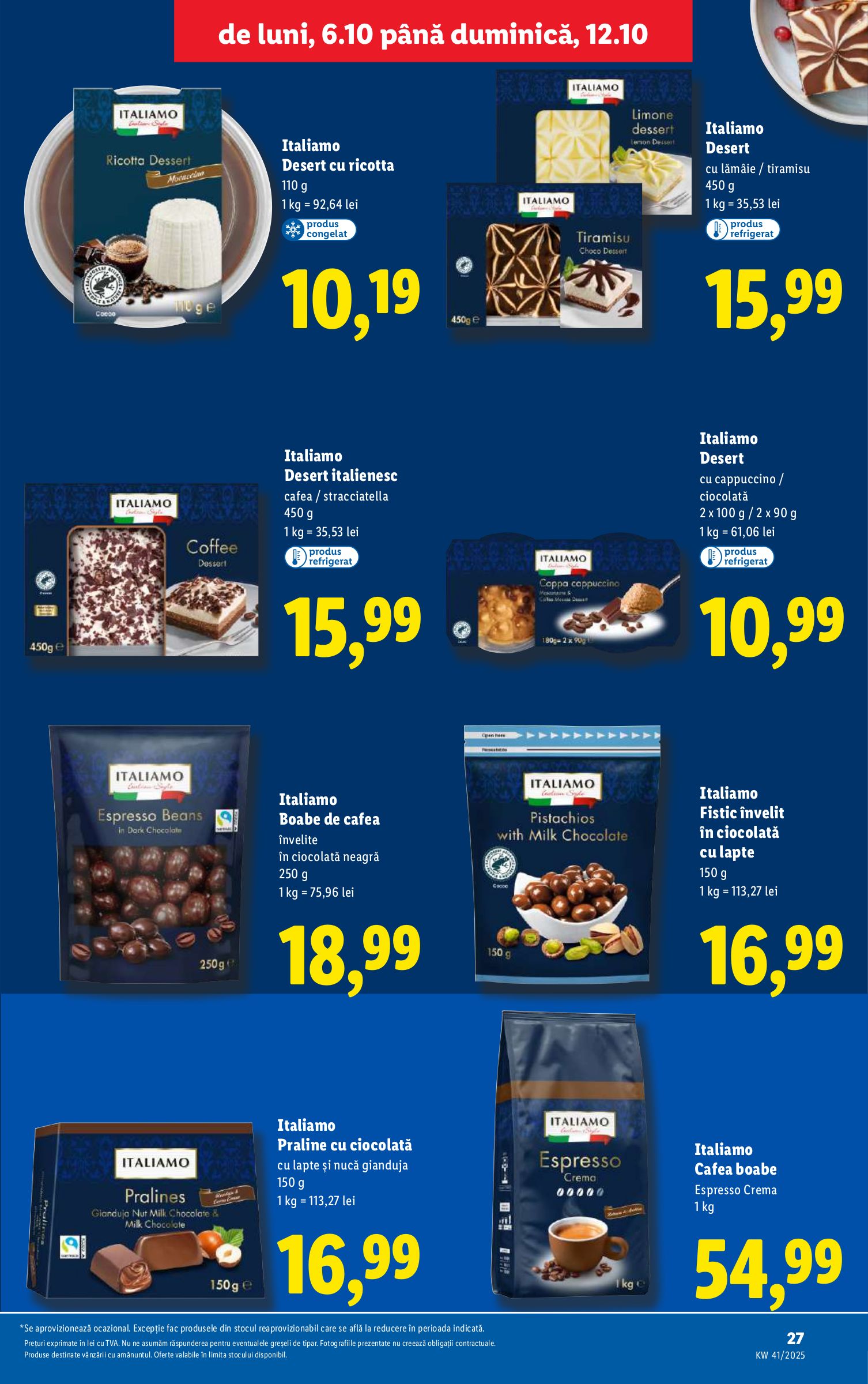 lidl - Catalog Lidl online – oferte valabile din 06.10. - page: 27 lidl - Catalog Lidl online – oferte valabile din 06.10. - page: 27