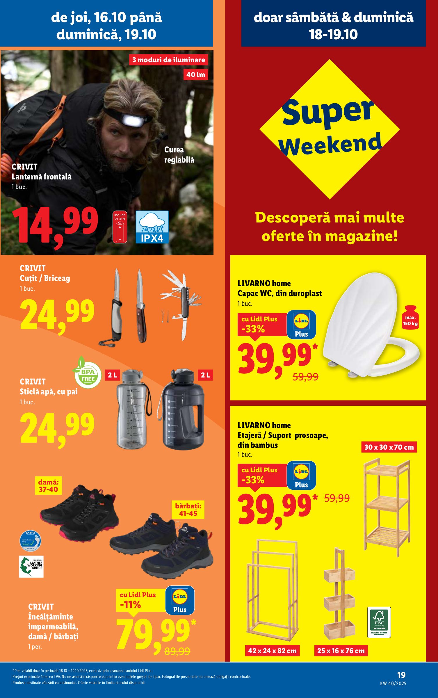 lidl - Catalog Lidl - Non Food online – oferte valabile din 13.10. - page: 19
