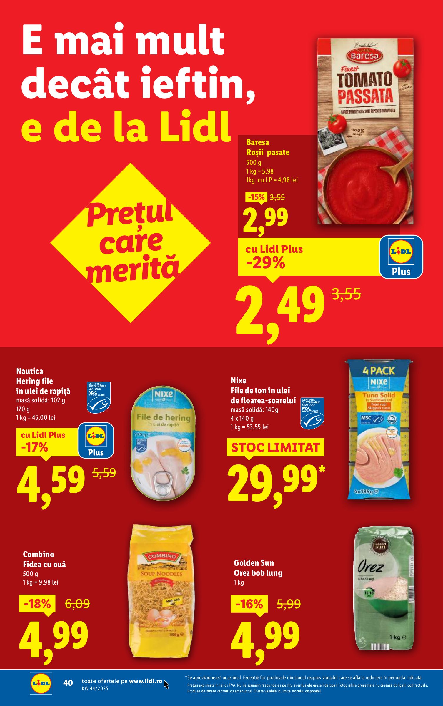 lidl - Catalog Lidl online – oferte valabile din 27.10. - page: 40 lidl - Catalog Lidl online – oferte valabile din 27.10. - page: 40