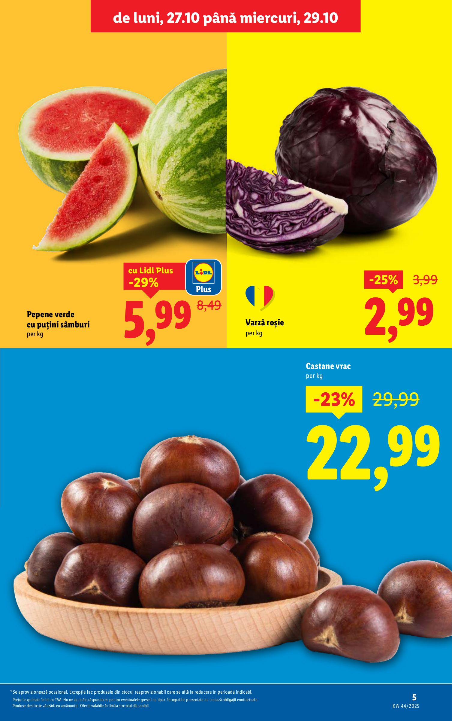 lidl - Catalog Lidl online – oferte valabile din 27.10. - page: 5 lidl - Catalog Lidl online – oferte valabile din 27.10. - page: 5