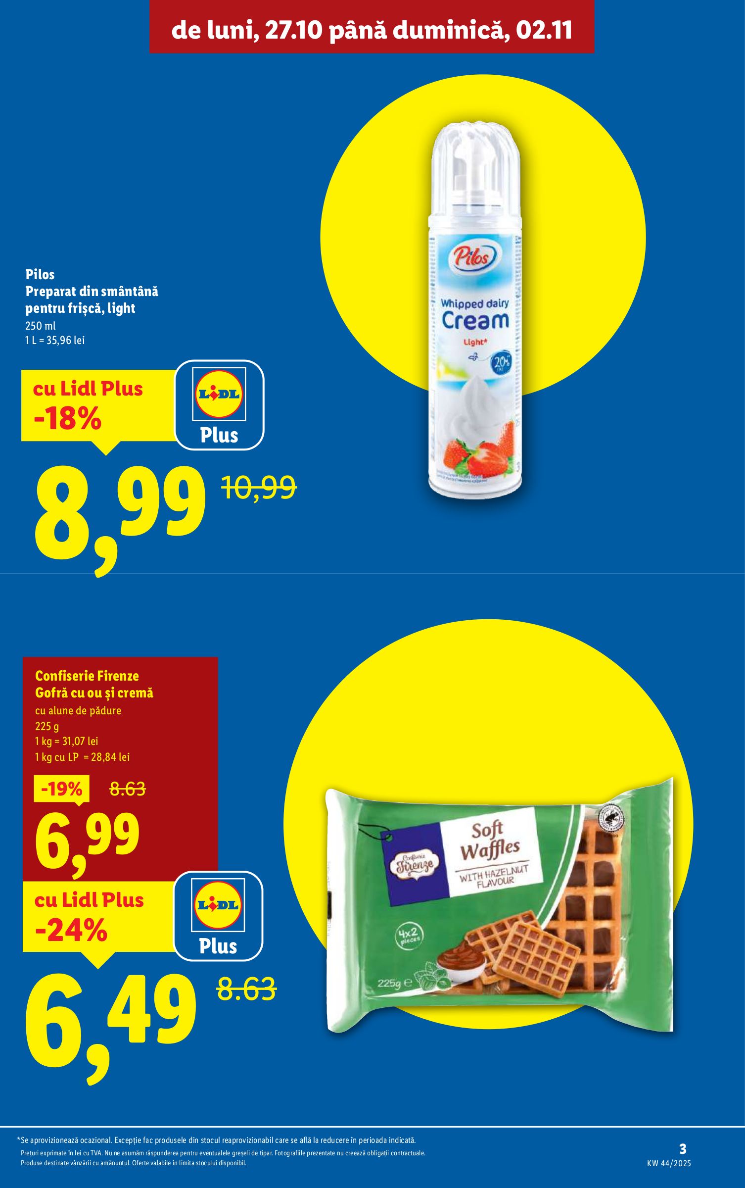 lidl - Catalog Lidl online – oferte valabile din 27.10. - page: 3 lidl - Catalog Lidl online – oferte valabile din 27.10. - page: 3