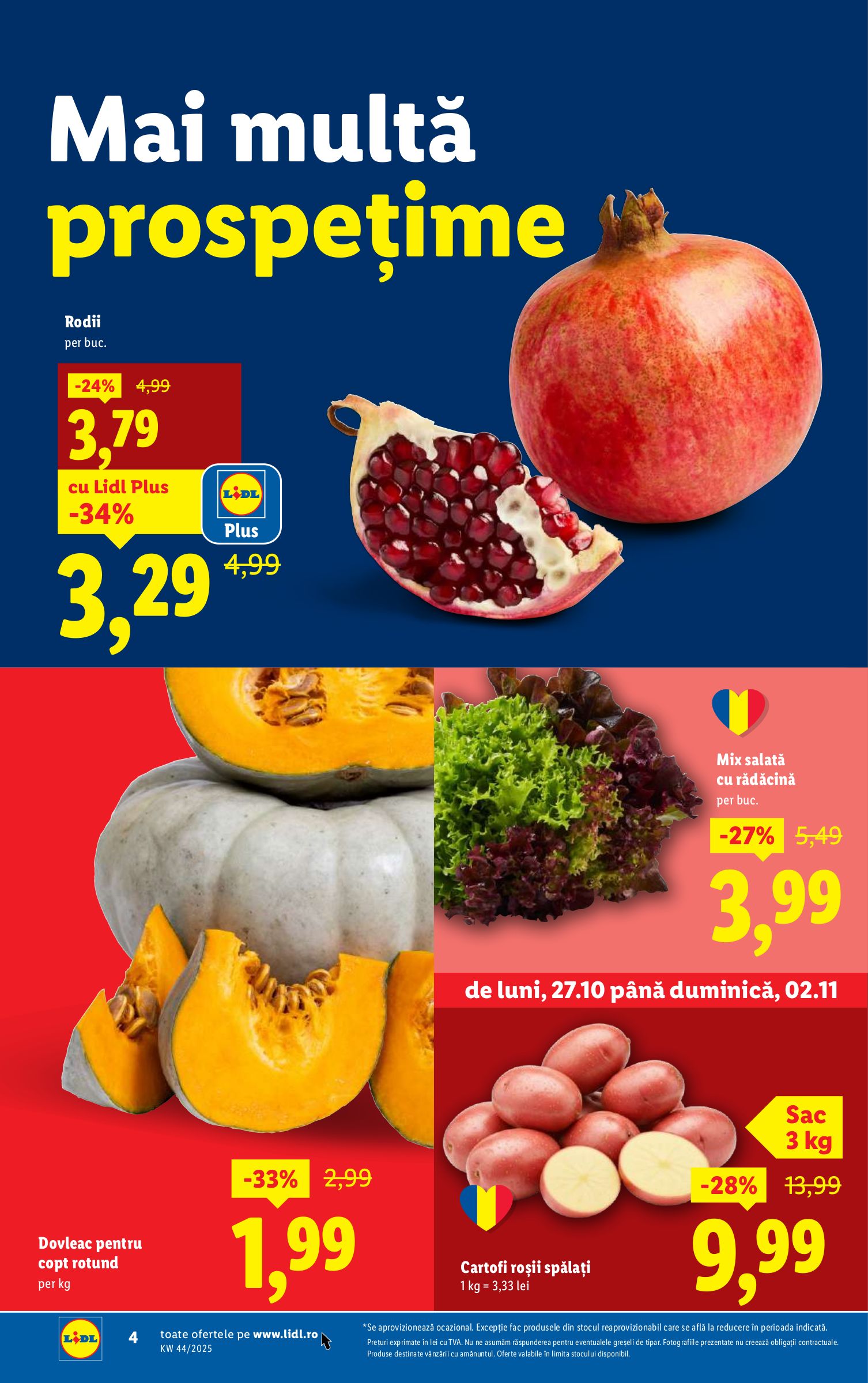 lidl - Catalog Lidl online – oferte valabile din 27.10. - page: 4 lidl - Catalog Lidl online – oferte valabile din 27.10. - page: 4