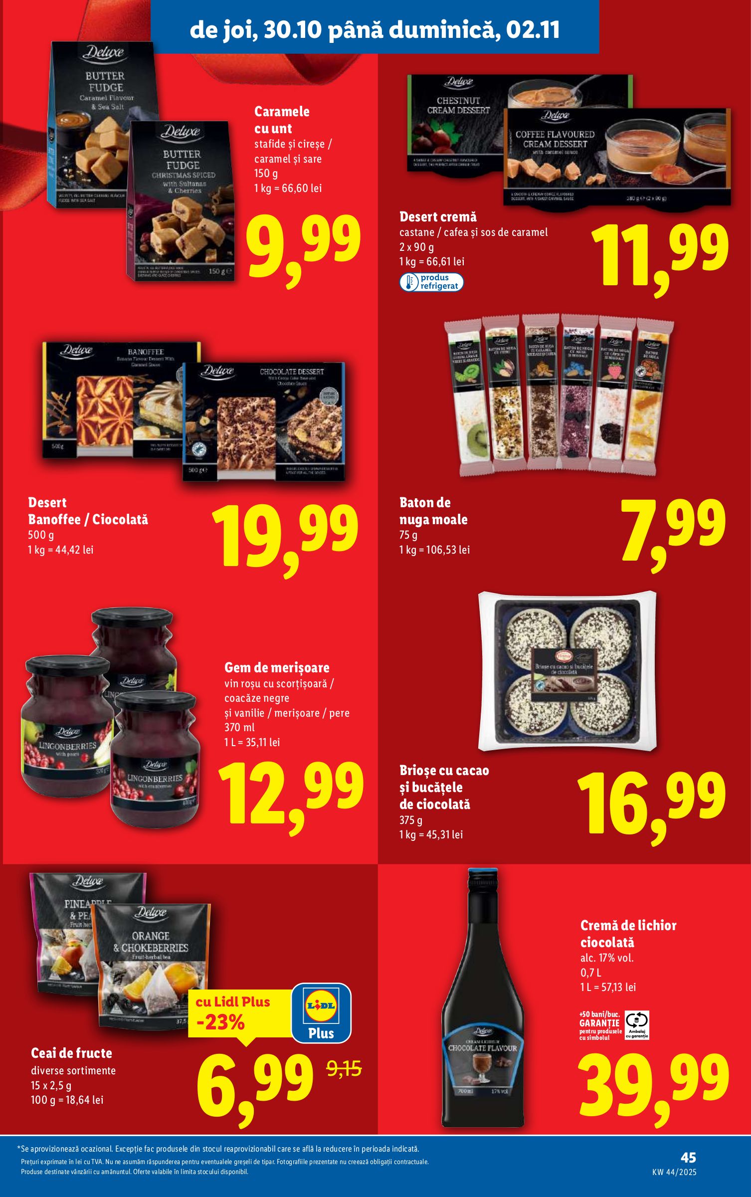 lidl - Catalog Lidl online – oferte valabile din 27.10. - page: 45 lidl - Catalog Lidl online – oferte valabile din 27.10. - page: 45