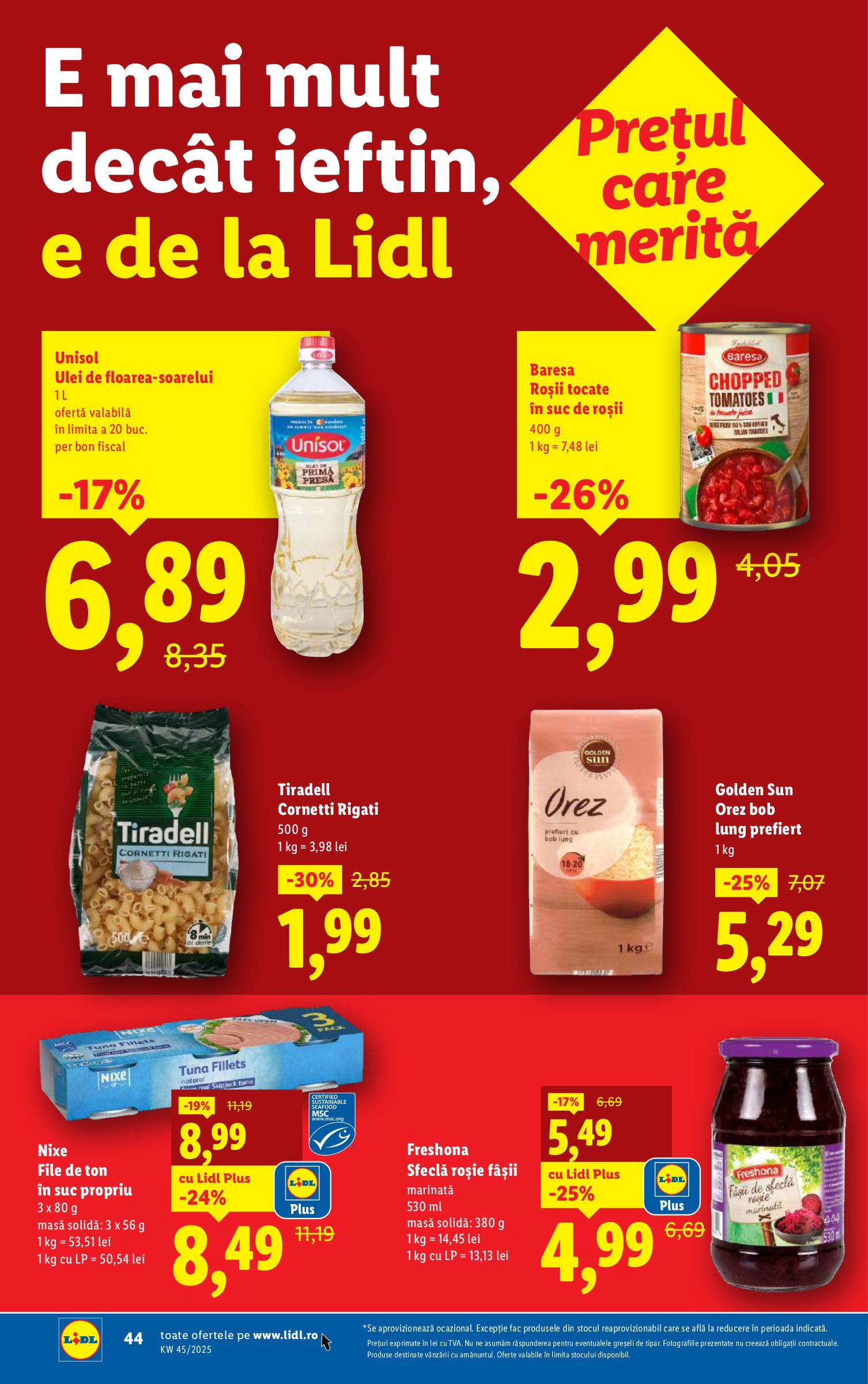 lidl - Catalog Lidl online – oferte valabile din 03.11. - page: 44 lidl - Catalog Lidl online – oferte valabile din 03.11. - page: 44