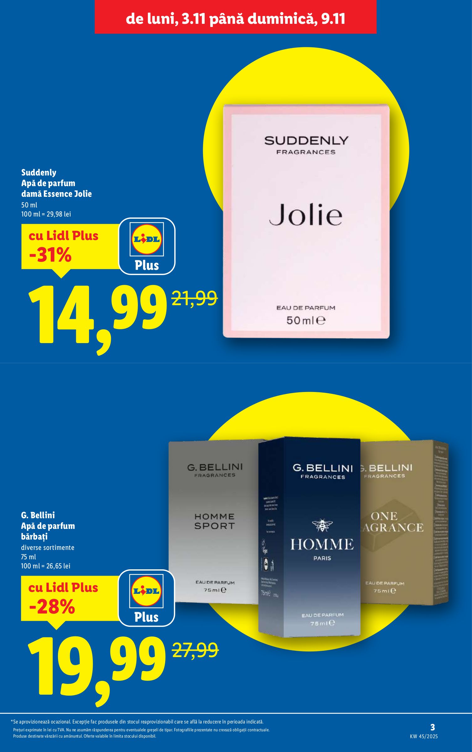 lidl - Catalog Lidl online – oferte valabile din 03.11. - page: 3 lidl - Catalog Lidl online – oferte valabile din 03.11. - page: 3