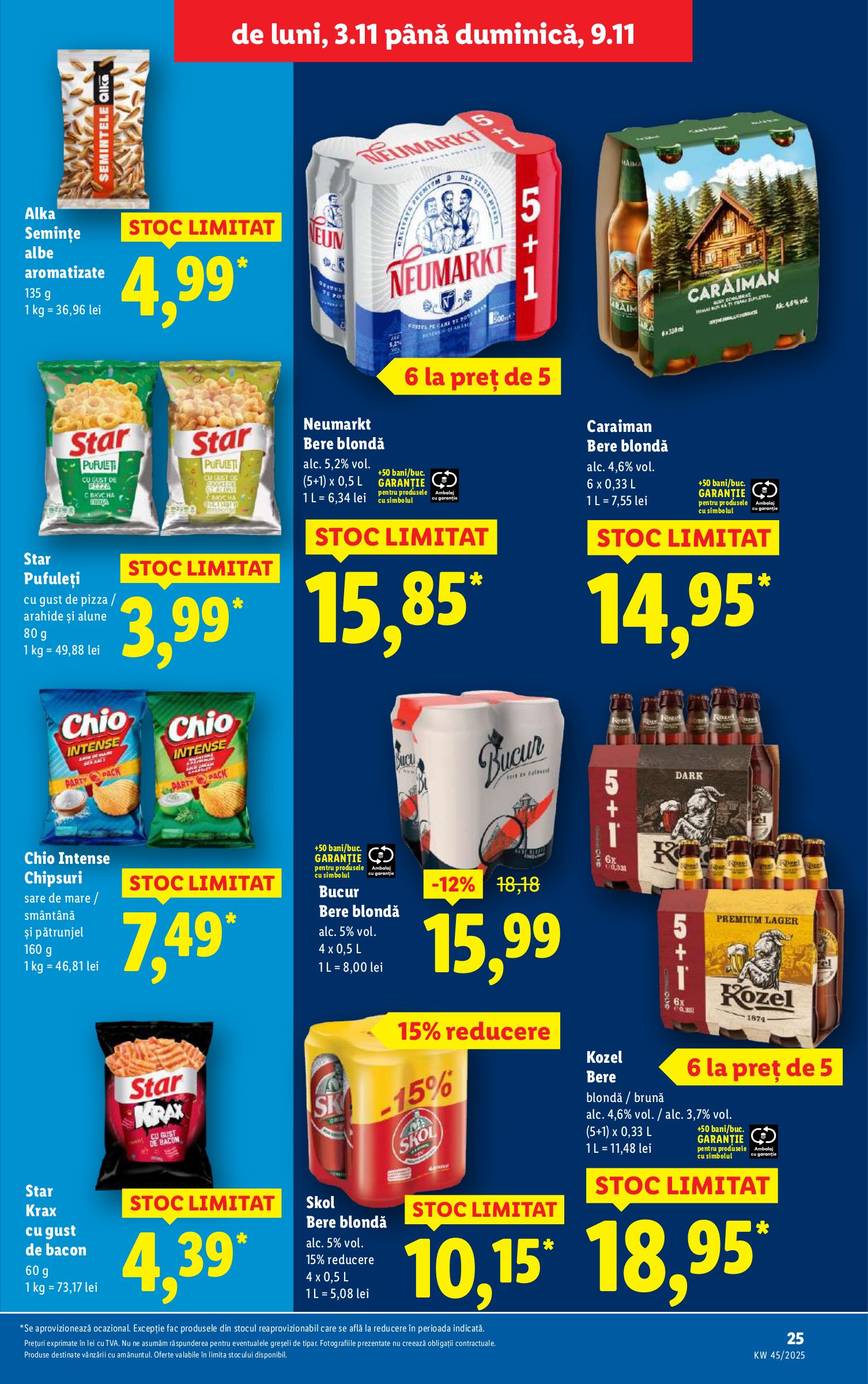 lidl - Catalog Lidl online – oferte valabile din 03.11. - page: 25 lidl - Catalog Lidl online – oferte valabile din 03.11. - page: 25