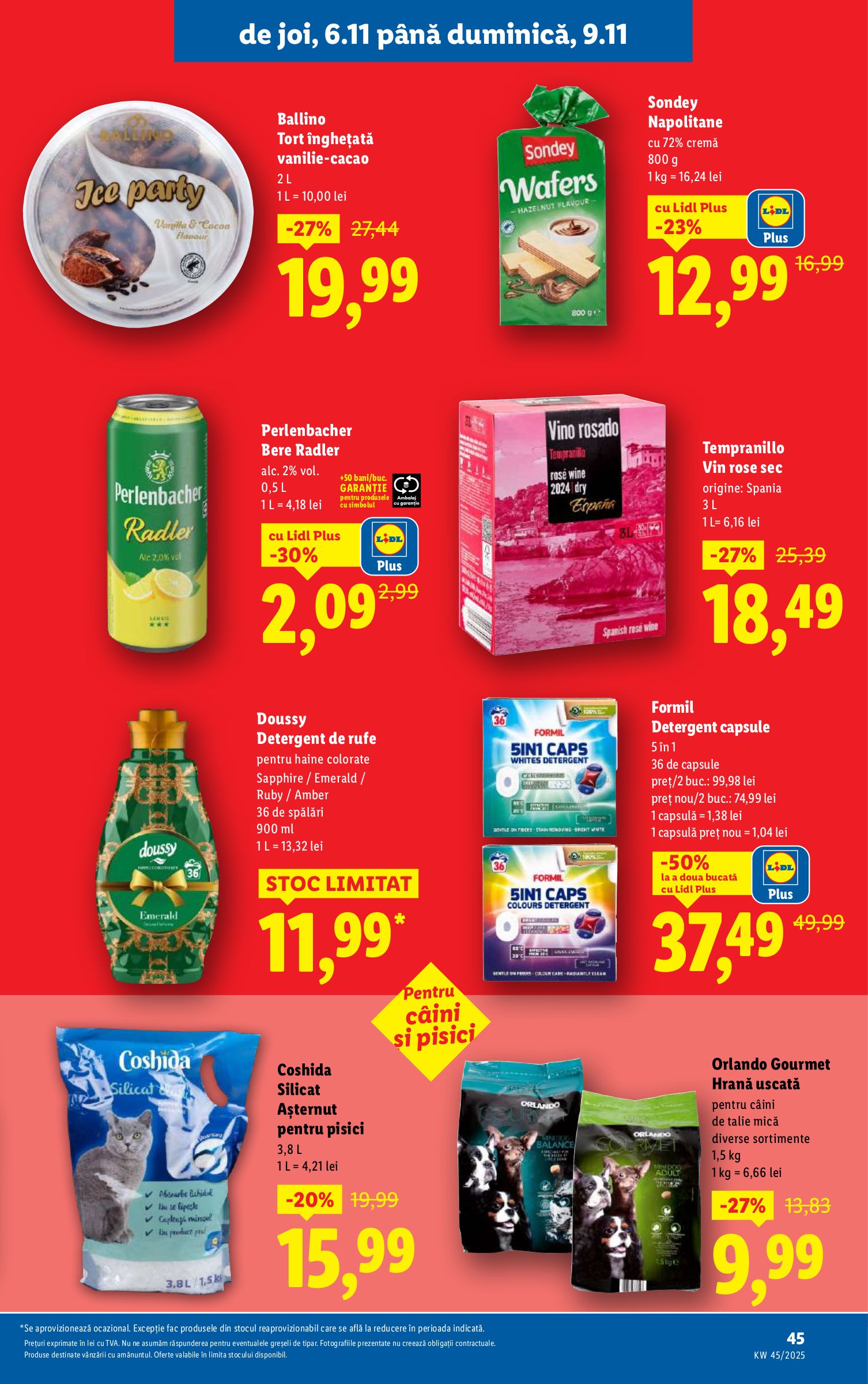 lidl - Catalog Lidl online – oferte valabile din 03.11. - page: 45 lidl - Catalog Lidl online – oferte valabile din 03.11. - page: 45