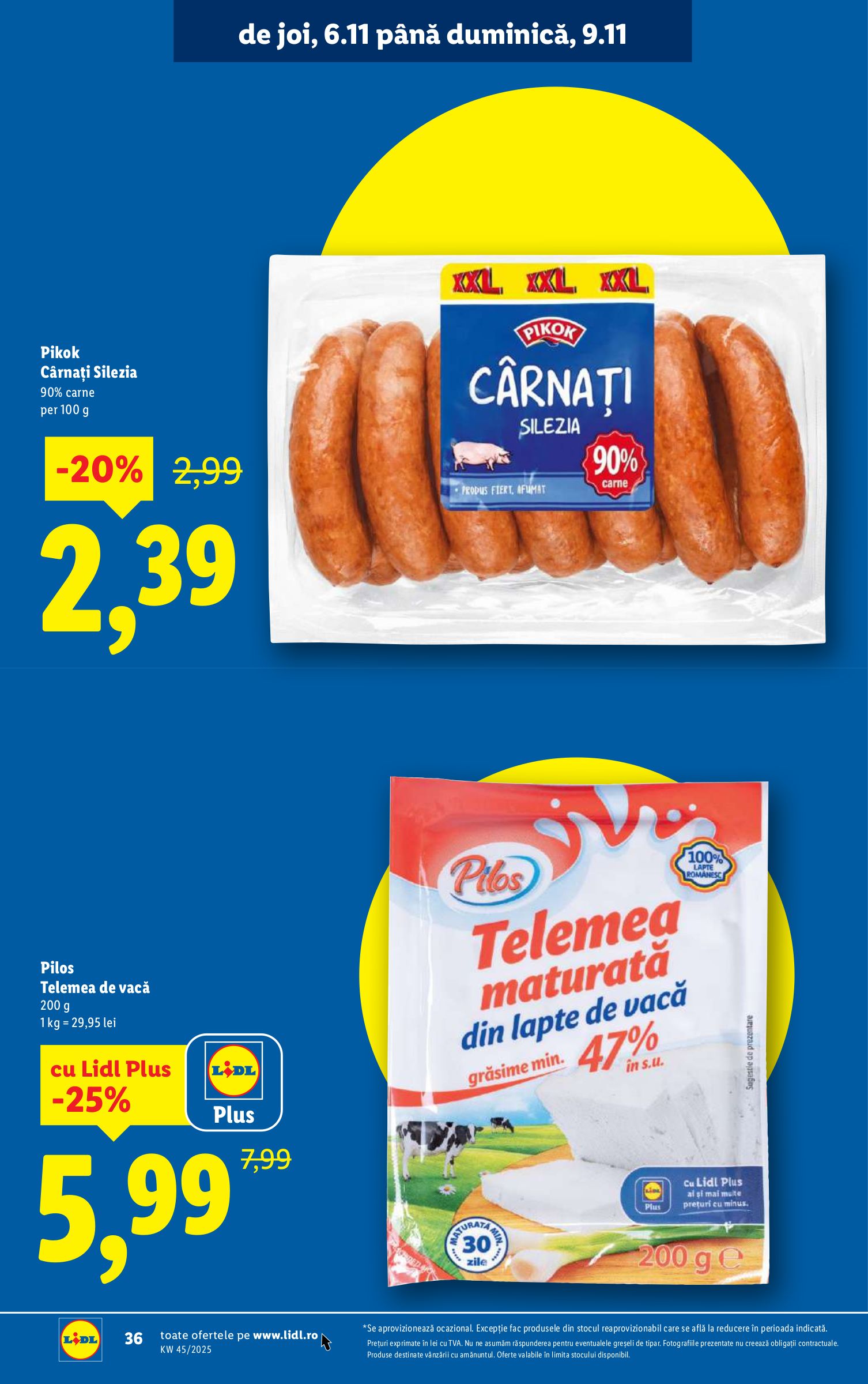 lidl - Catalog Lidl online – oferte valabile din 03.11. - page: 36 lidl - Catalog Lidl online – oferte valabile din 03.11. - page: 36