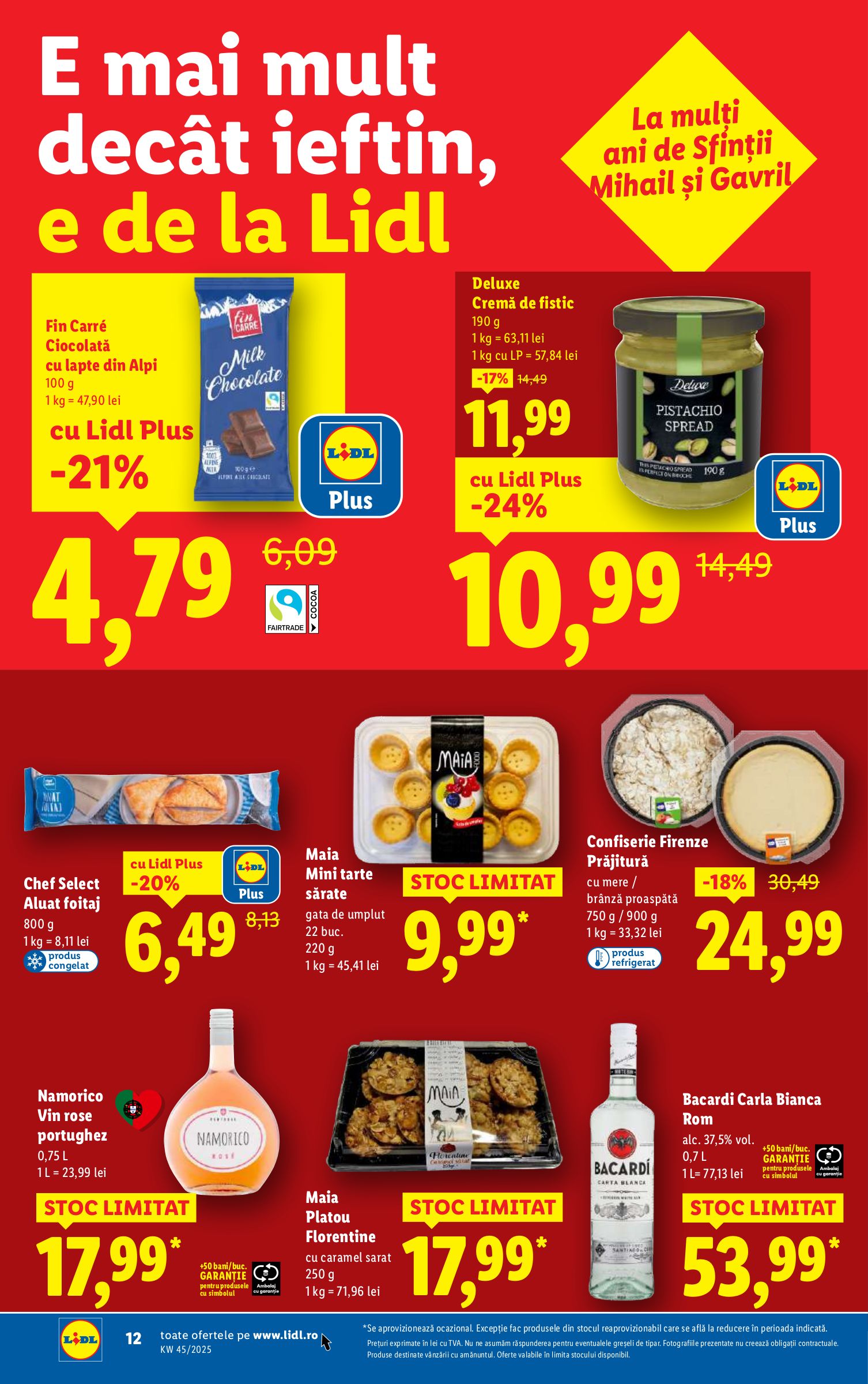 lidl - Catalog Lidl online – oferte valabile din 03.11. - page: 12 lidl - Catalog Lidl online – oferte valabile din 03.11. - page: 12