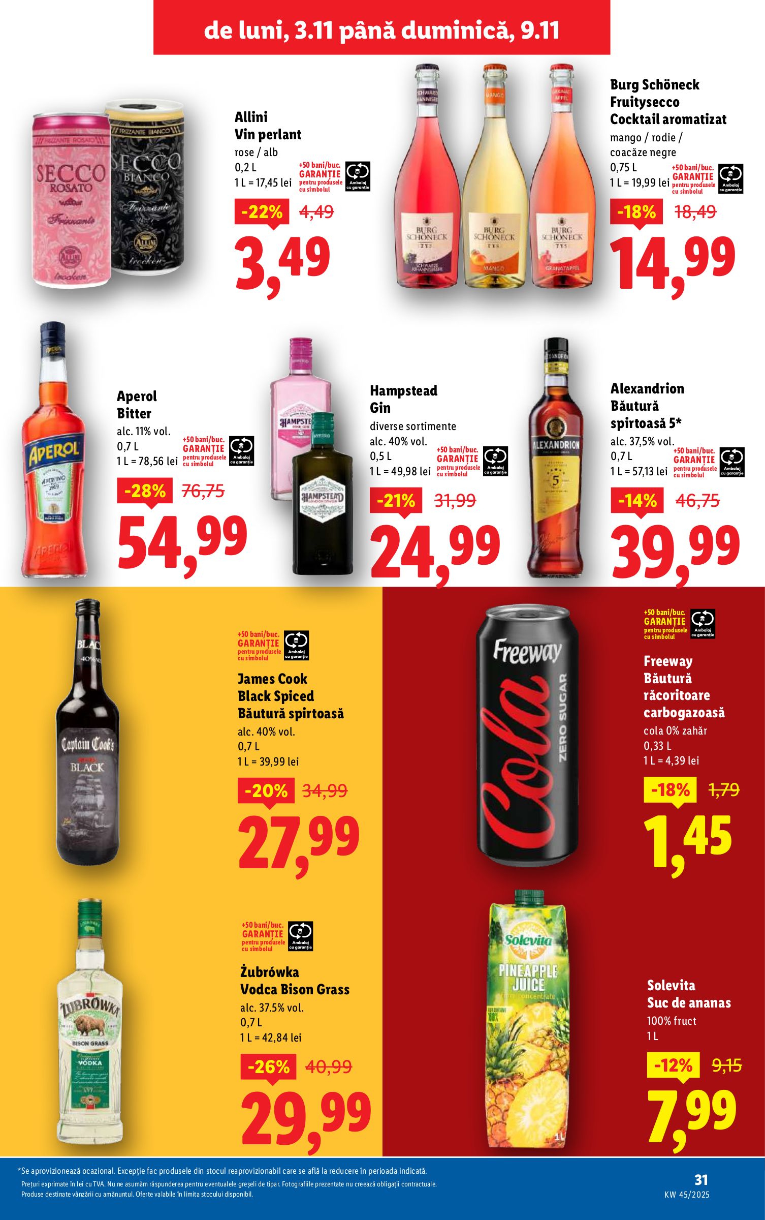 lidl - Catalog Lidl online – oferte valabile din 03.11. - page: 31 lidl - Catalog Lidl online – oferte valabile din 03.11. - page: 31