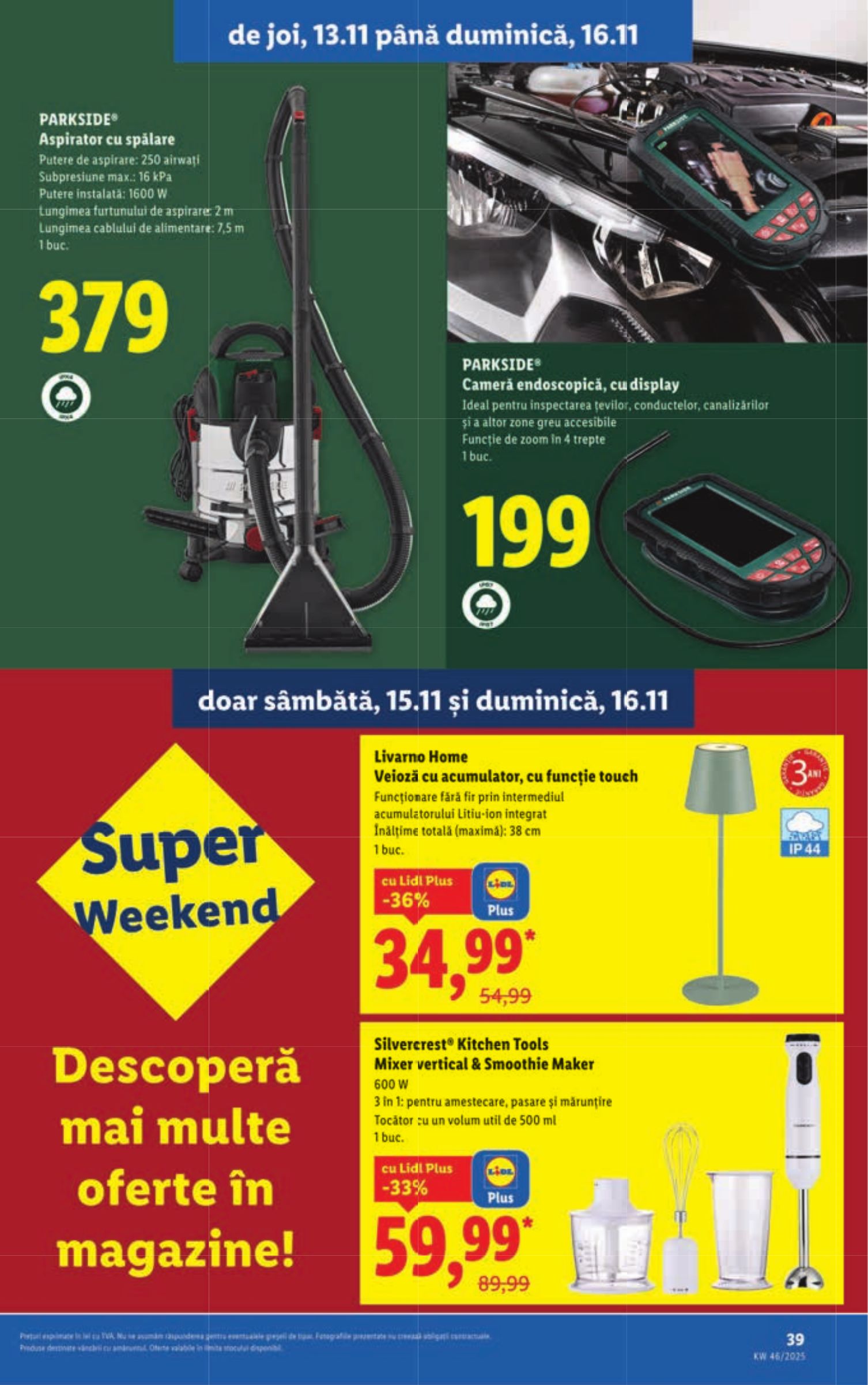 lidl - Catalog Lidl online – oferte valabile din 10.11. - page: 39