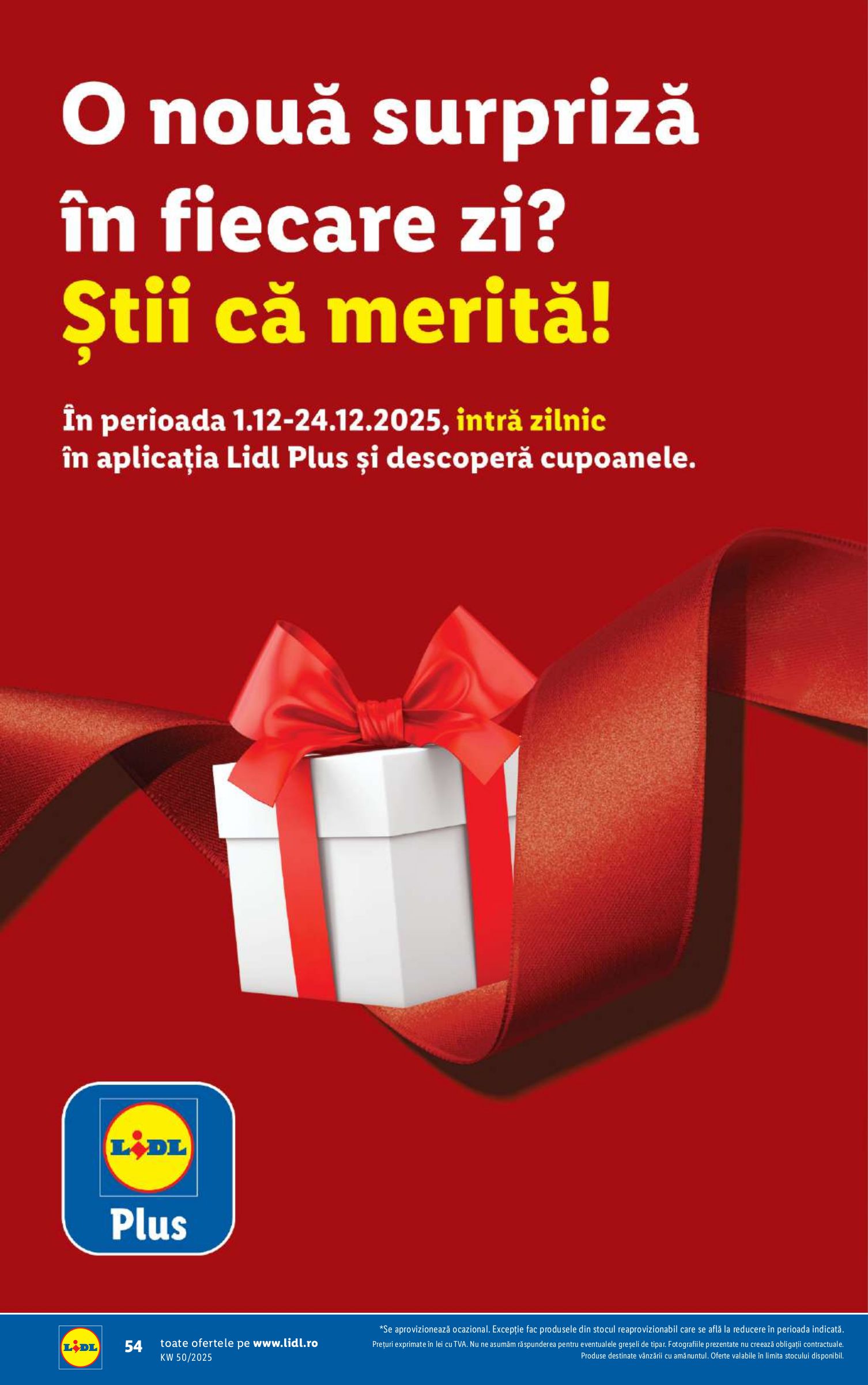 lidl - Catalog Lidl online – oferte valabile din 08.12. - page: 54
