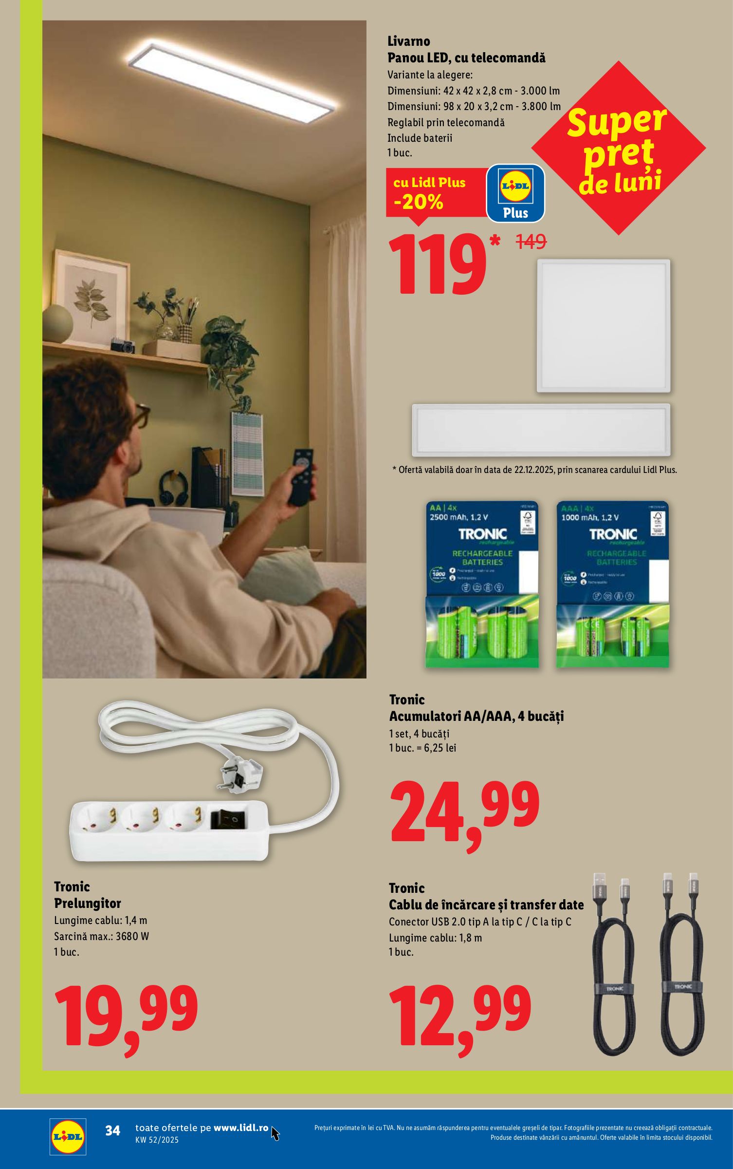 lidl - Catalog Lidl online – oferte valabile din 22.12. - page: 34