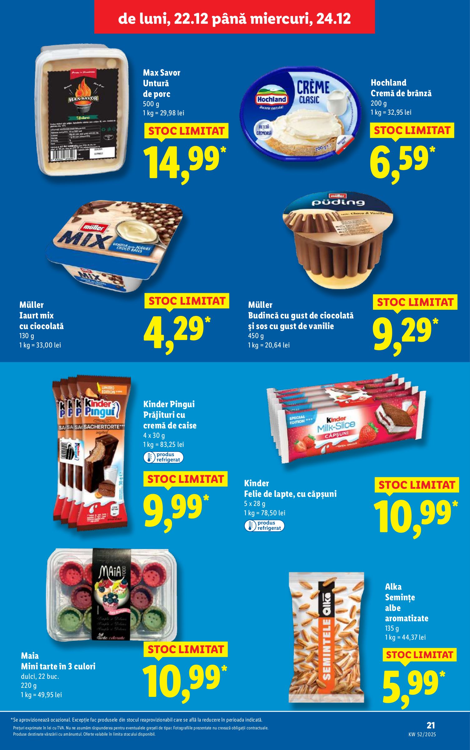 lidl - Catalog Lidl online – oferte valabile din 22.12. - page: 21