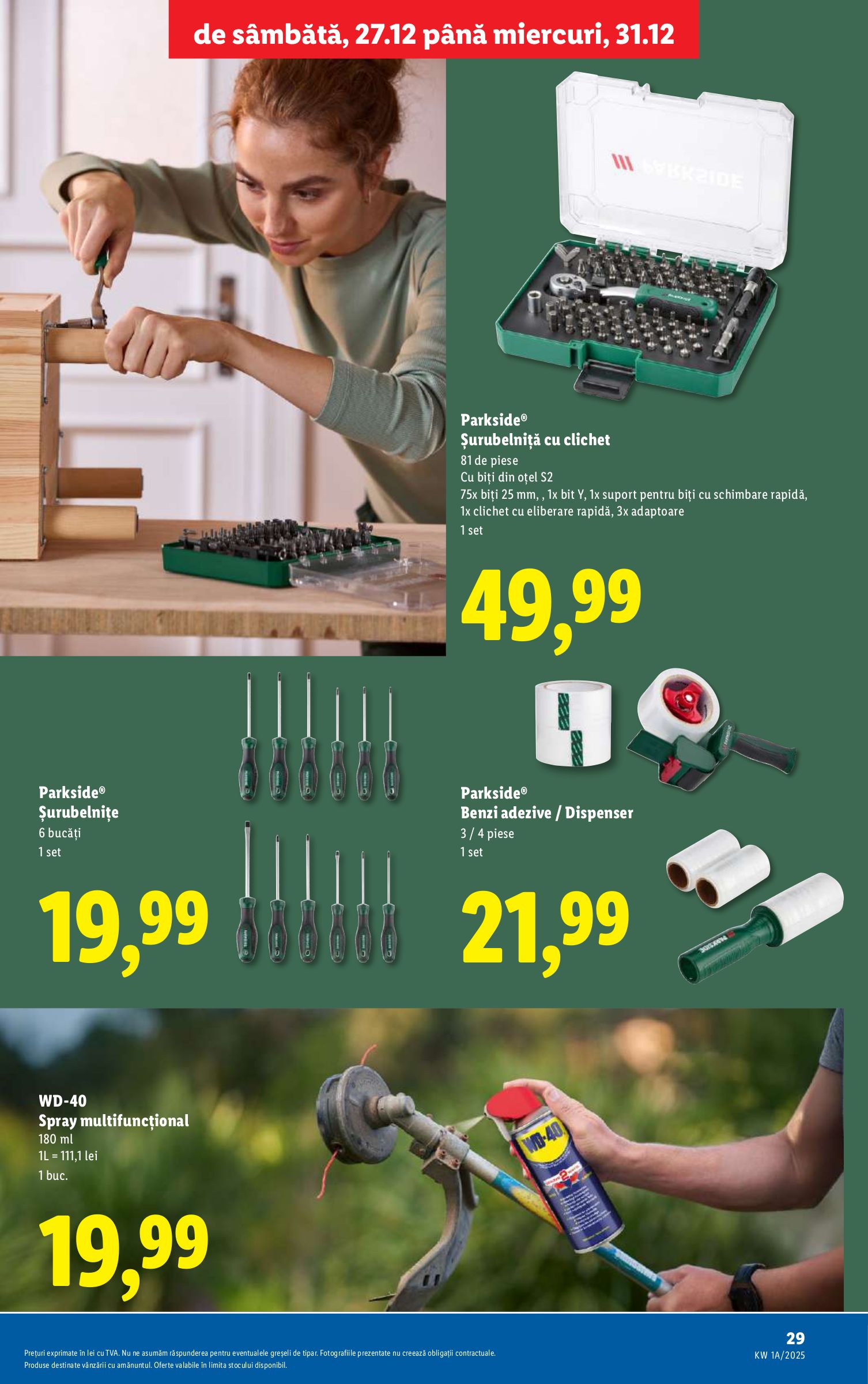 lidl - Catalog Lidl online – oferte valabile din 27.12. - page: 29