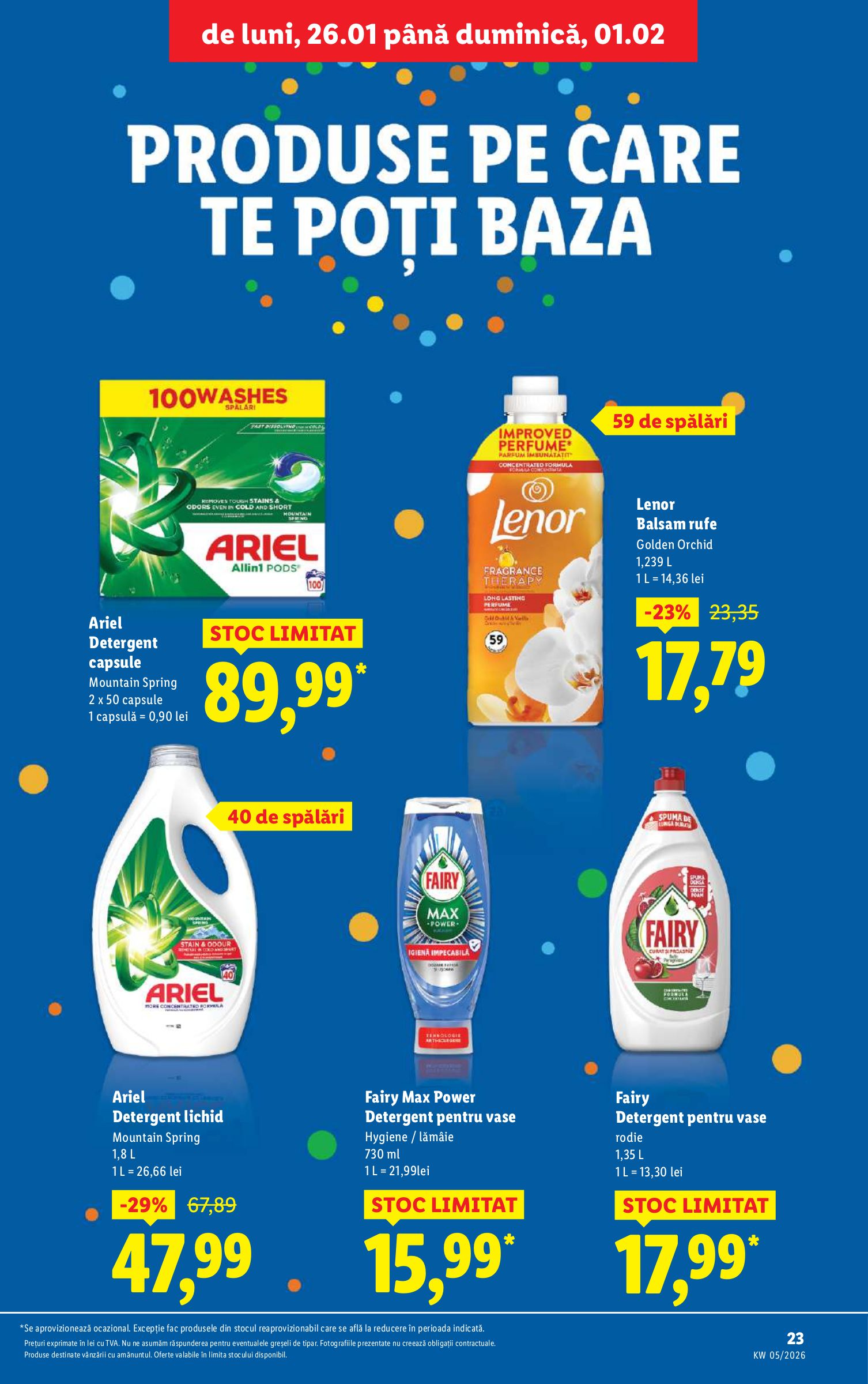 lidl - Catalog Lidl online – oferte valabile din 26.01. - page: 23