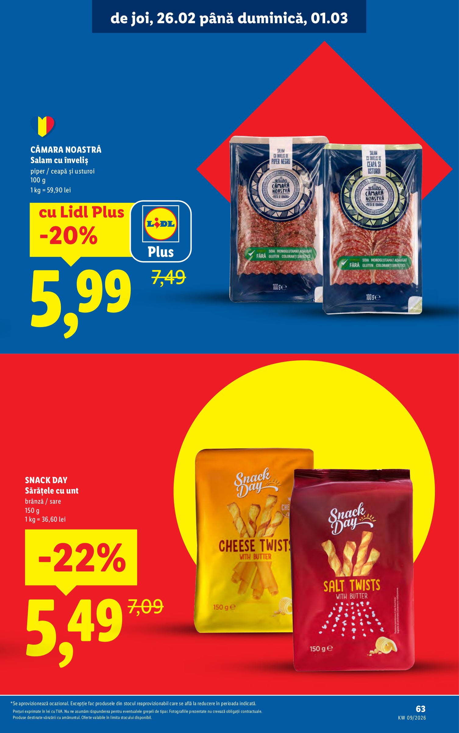 lidl - Catalog Lidl online – oferte valabile din 23.02.2026 - page: 63
