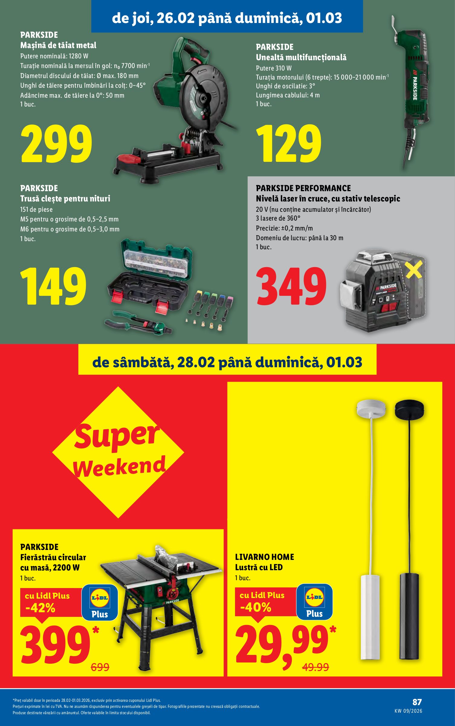 lidl - Catalog Lidl online – oferte valabile din 23.02.2026 - page: 87