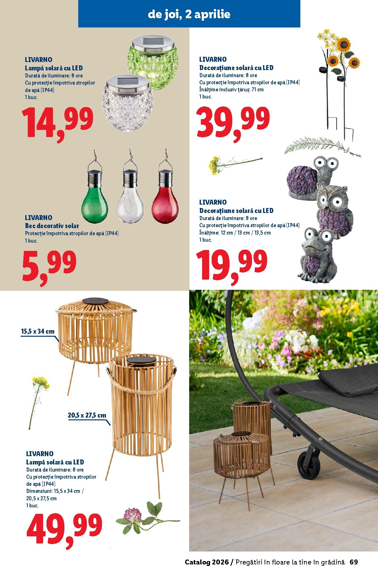lidl - Catalog Lidl - Grădină online – oferte valabile din 26.02.2026 - page: 69