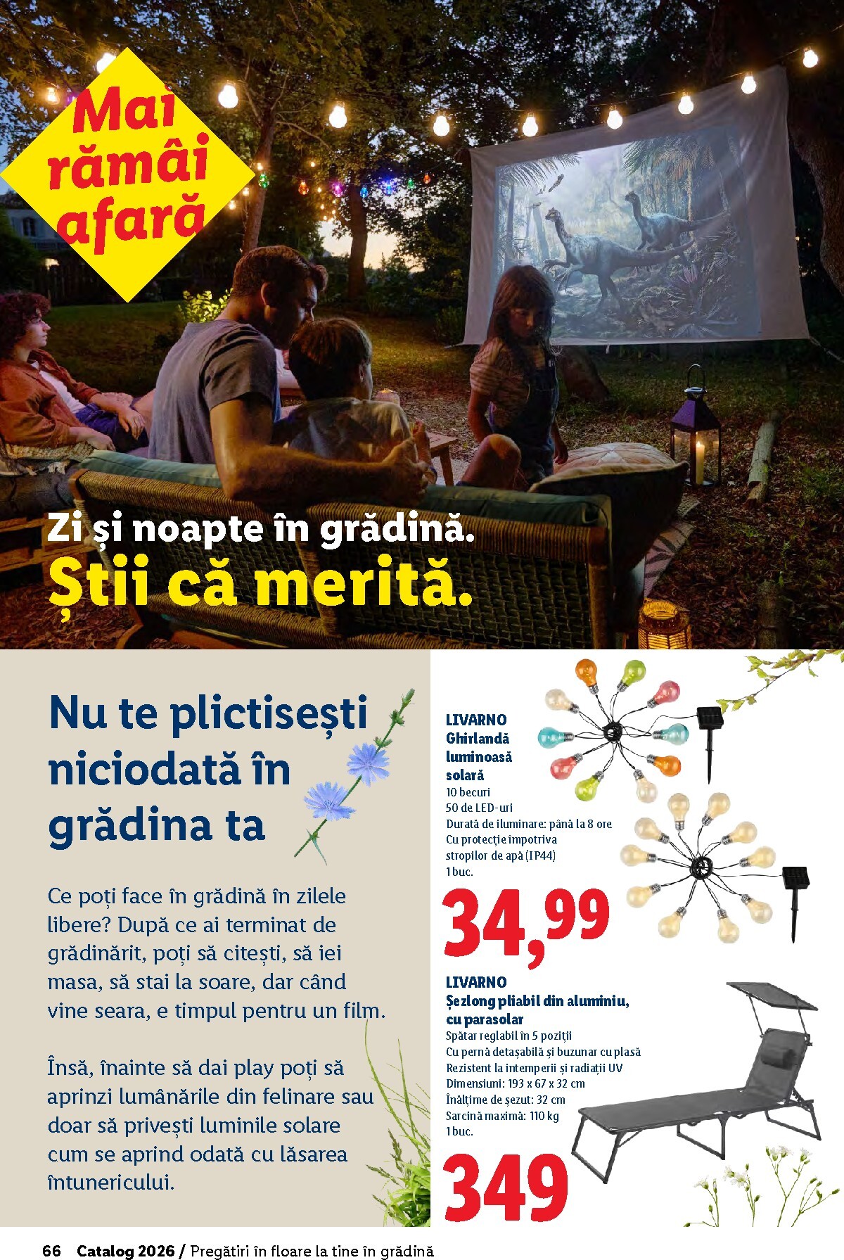 lidl - Catalog Lidl - Grădină online – oferte valabile din 26.02.2026 - page: 66