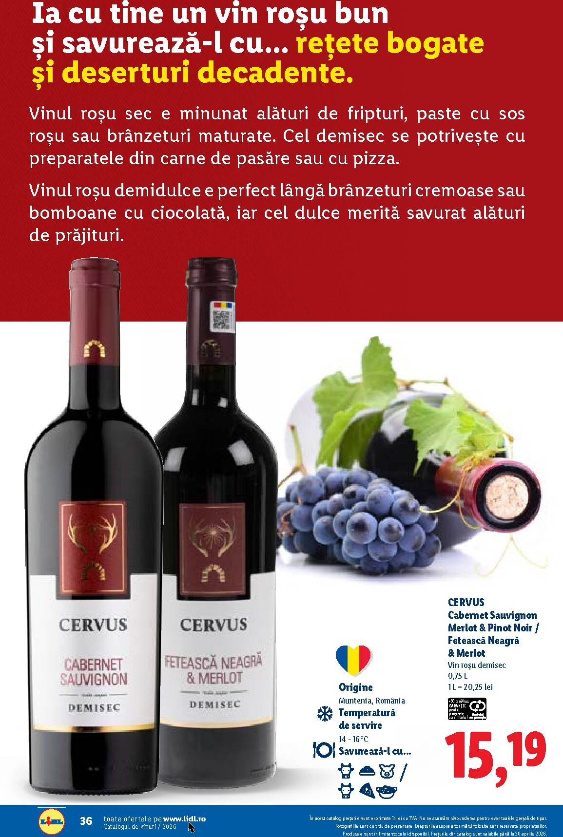 lidl - Catalog Lidl - Catalogul de Vinuri online – oferte valabile din 26.02.2026 - page: 36