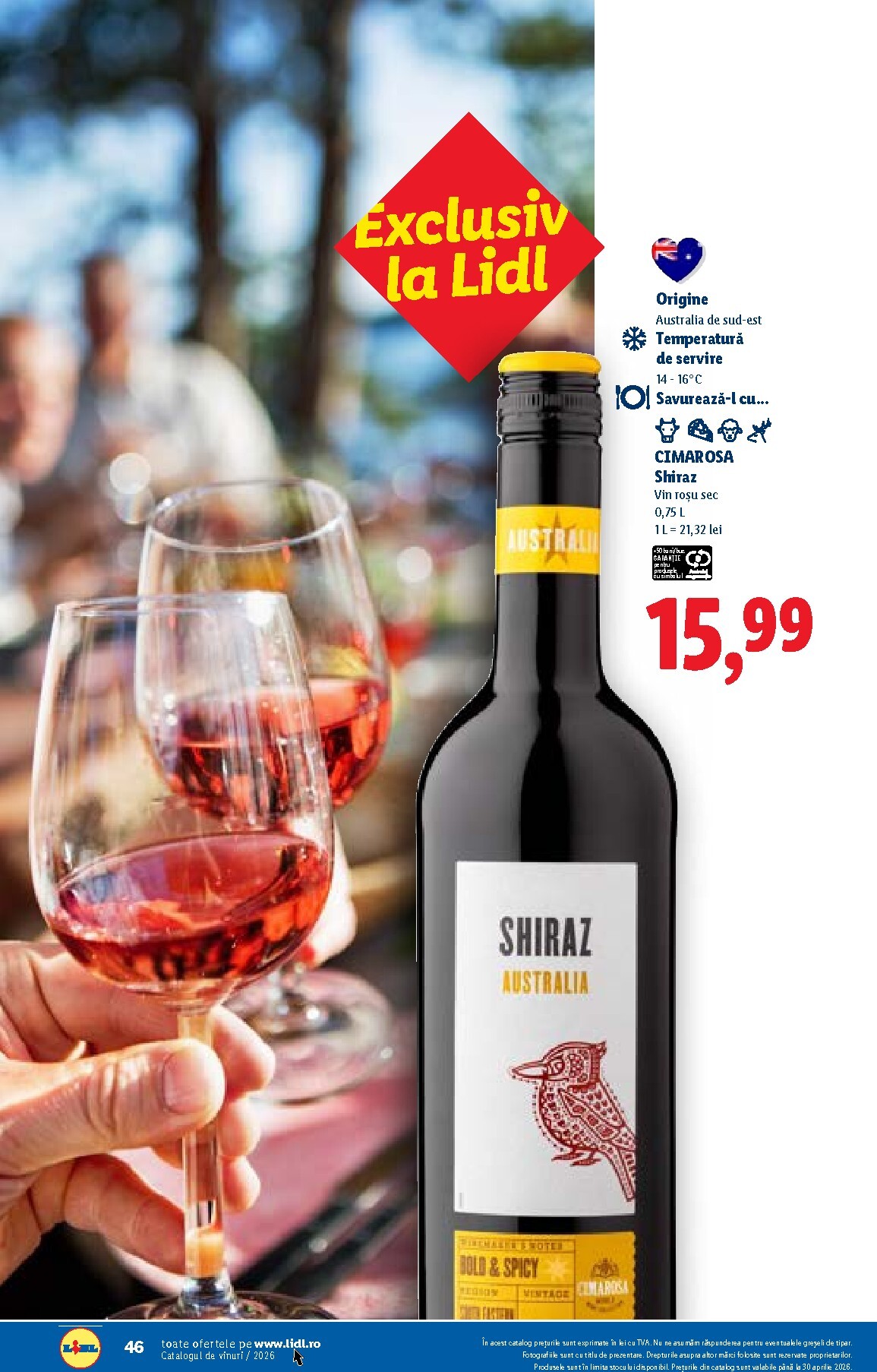 lidl - Catalog Lidl - Catalogul de Vinuri online – oferte valabile din 26.02.2026 - page: 46