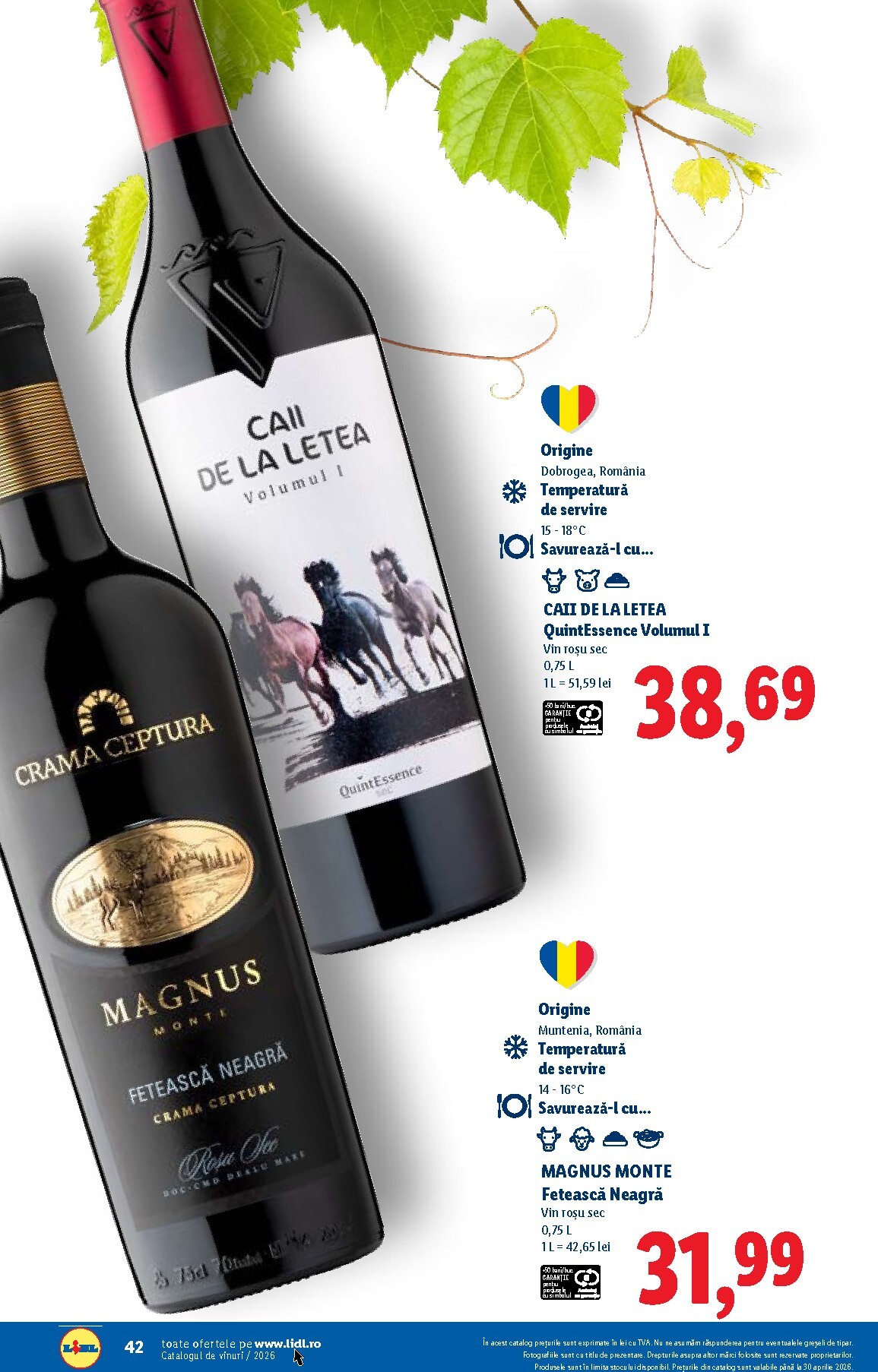 lidl - Catalog Lidl - Catalogul de Vinuri online – oferte valabile din 26.02.2026 - page: 42