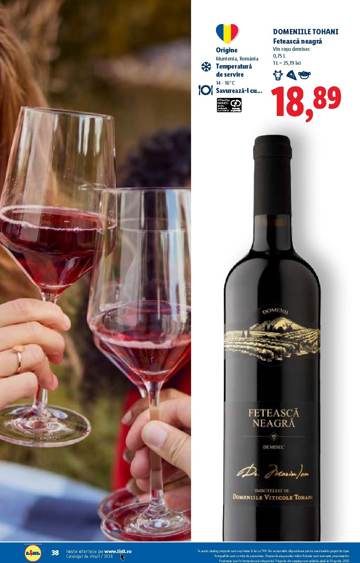 lidl - Catalog Lidl - Catalogul de Vinuri online – oferte valabile din 26.02.2026 - page: 38