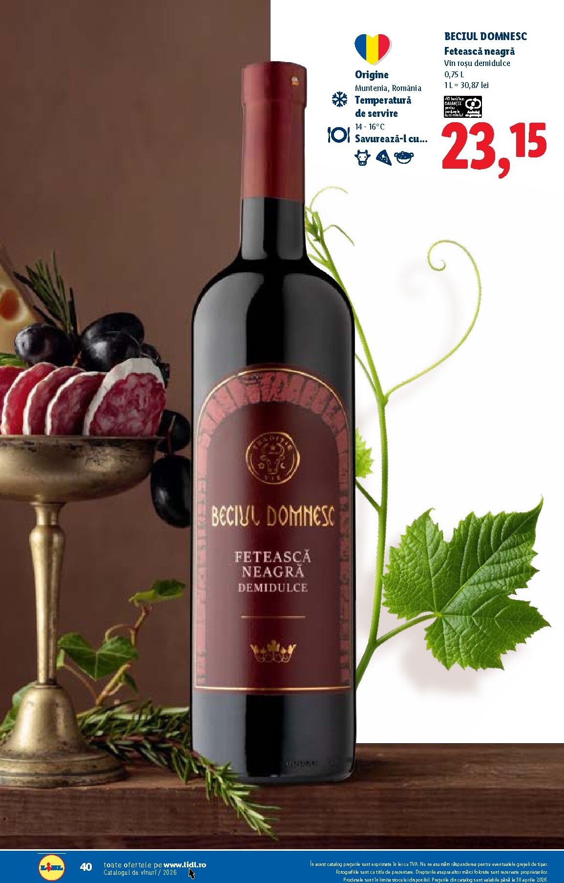 lidl - Catalog Lidl - Catalogul de Vinuri online – oferte valabile din 26.02.2026 - page: 40