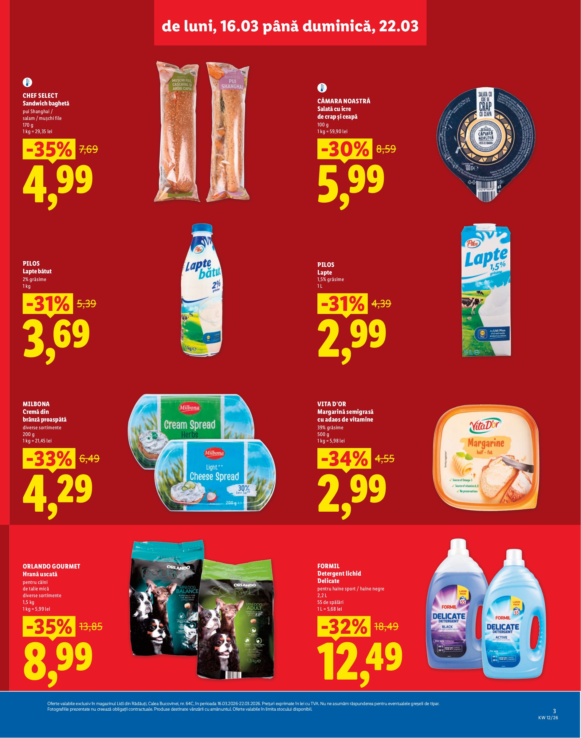 lidl - Catalog Lidl - Rădăuți online – oferte valabile din 16.03.2026 - page: 3
