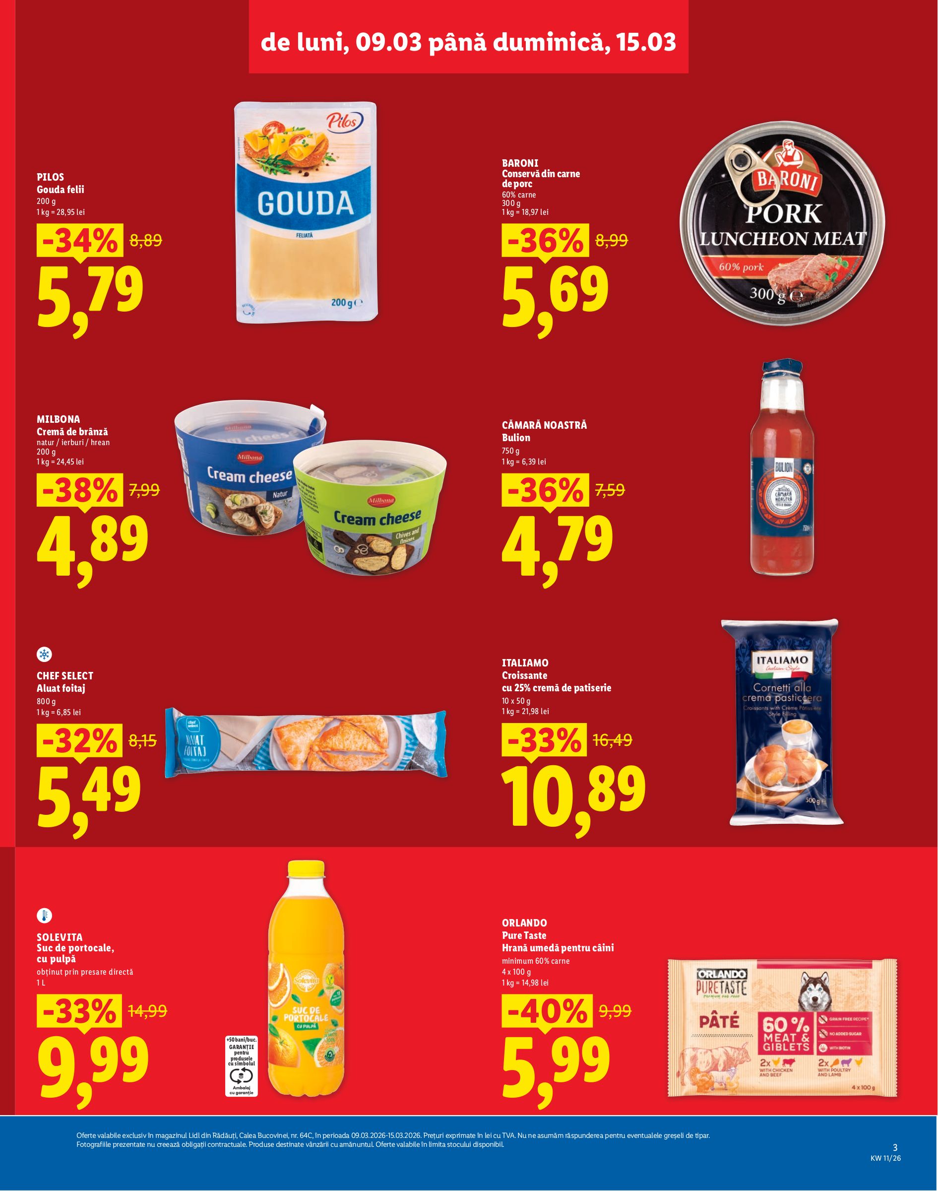 lidl - Catalog Lidl - Rădăuți online – oferte valabile din 09.03.2026 - page: 3