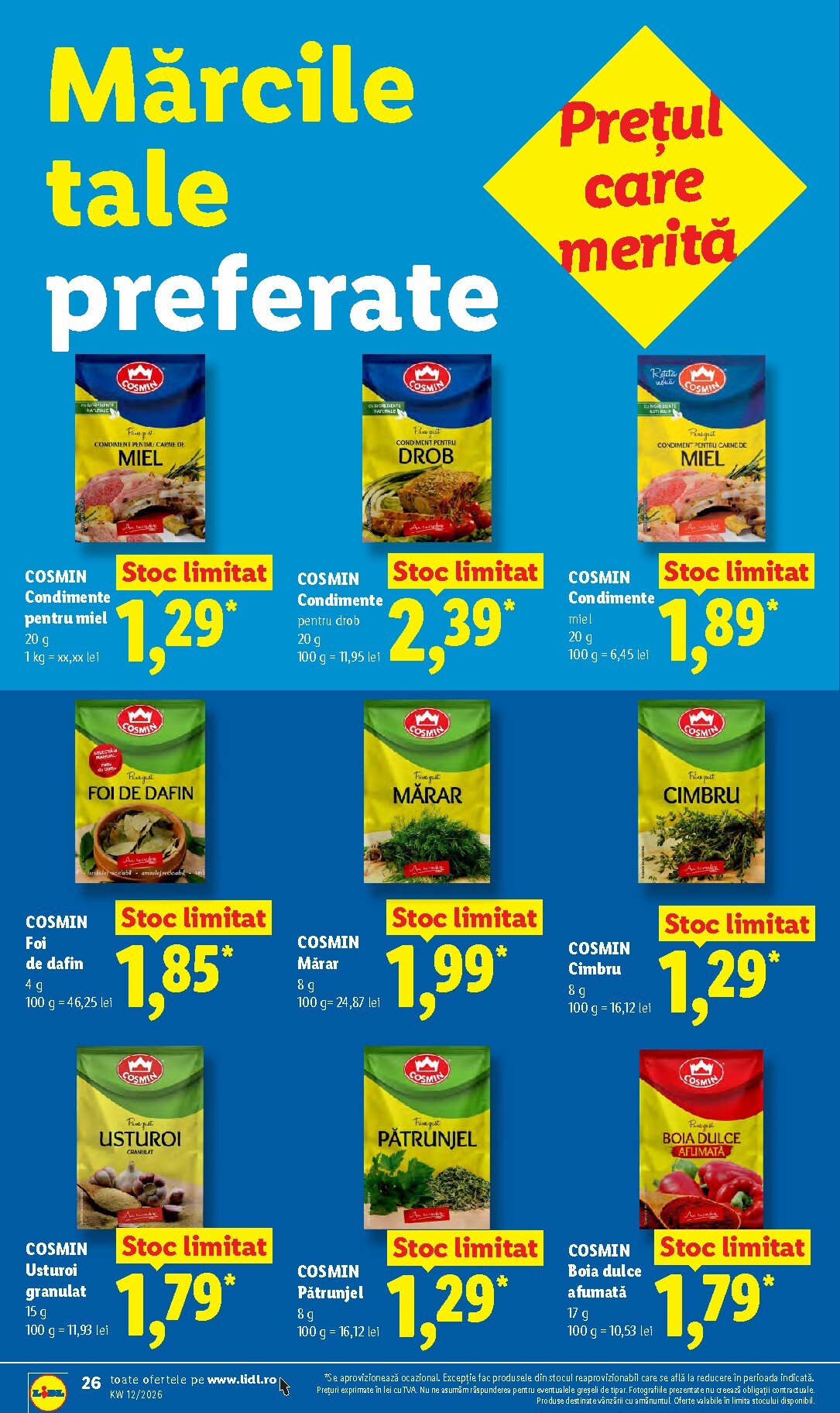 lidl - Catalog Lidl online – oferte valabile din 16.03.2026 - page: 26