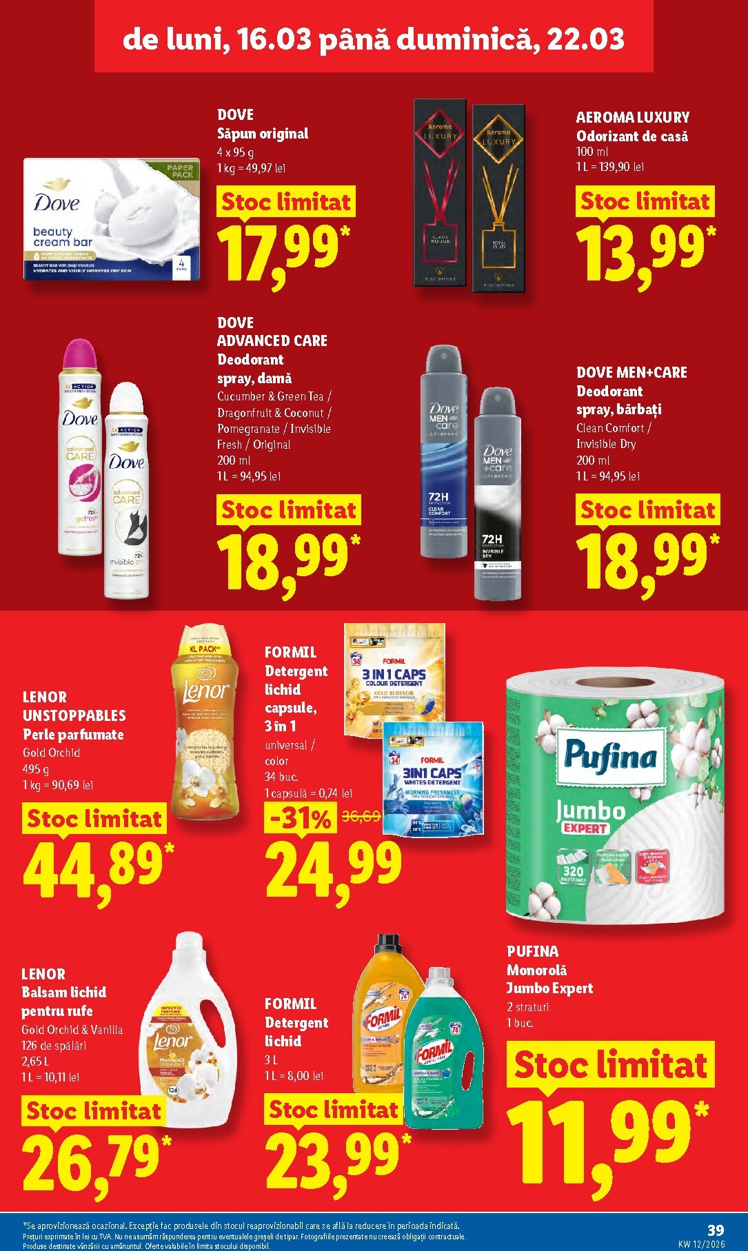 lidl - Catalog Lidl online – oferte valabile din 16.03.2026 - page: 39