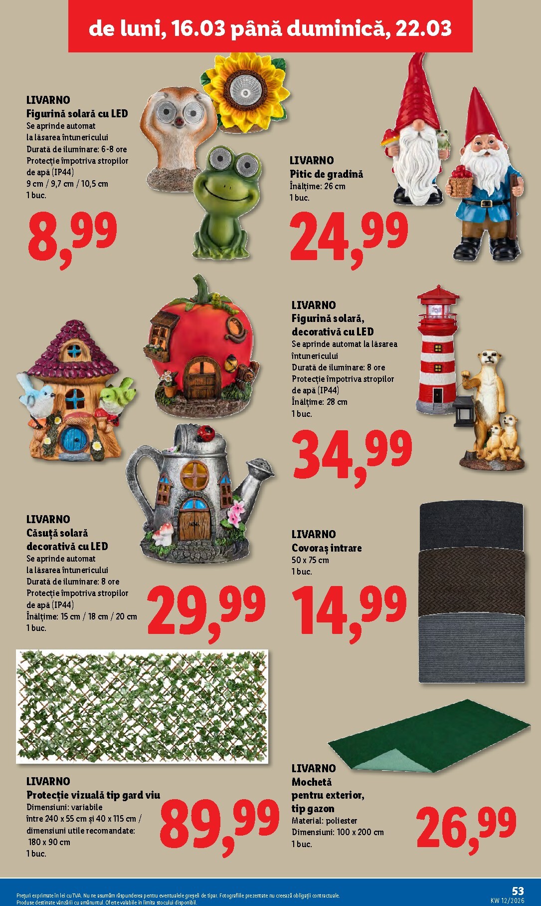 lidl - Catalog Lidl online – oferte valabile din 16.03.2026 - page: 53