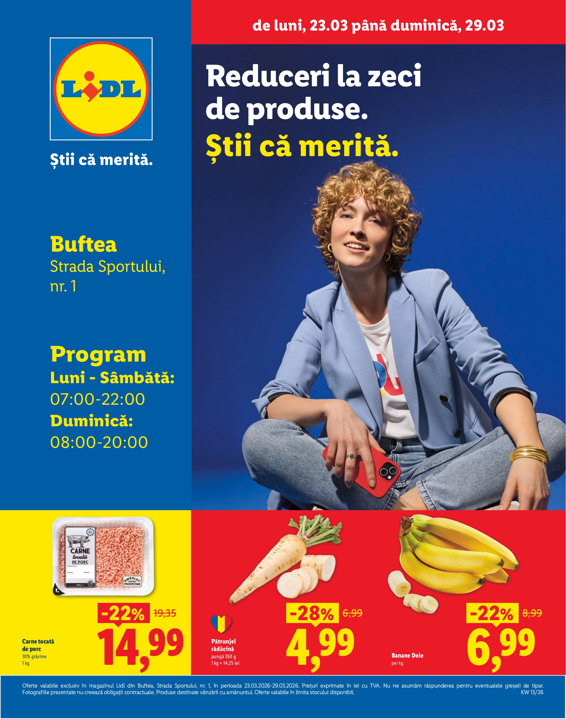 lidl - Catalog Lidl - Buftea online – oferte valabile din 23.03.2026