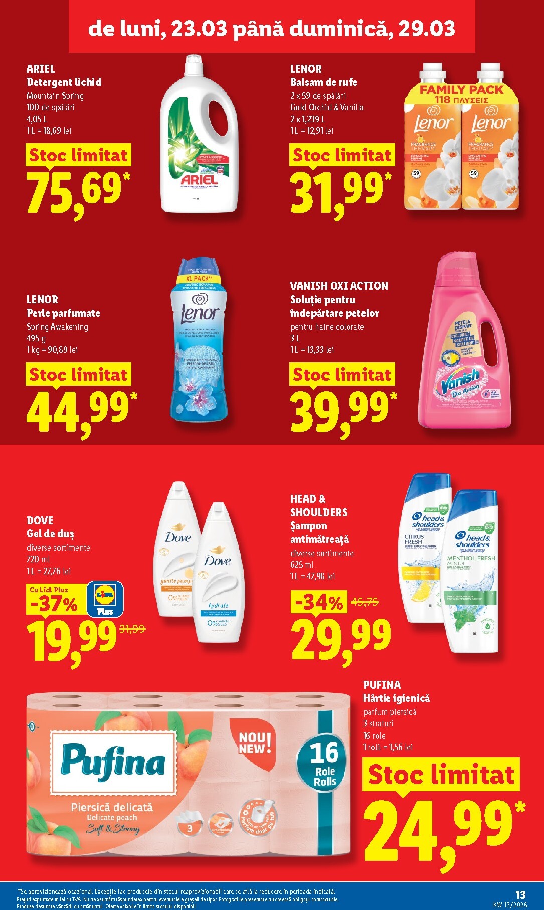 lidl - Catalog Lidl online – oferte valabile din 23.03.2026 - page: 13