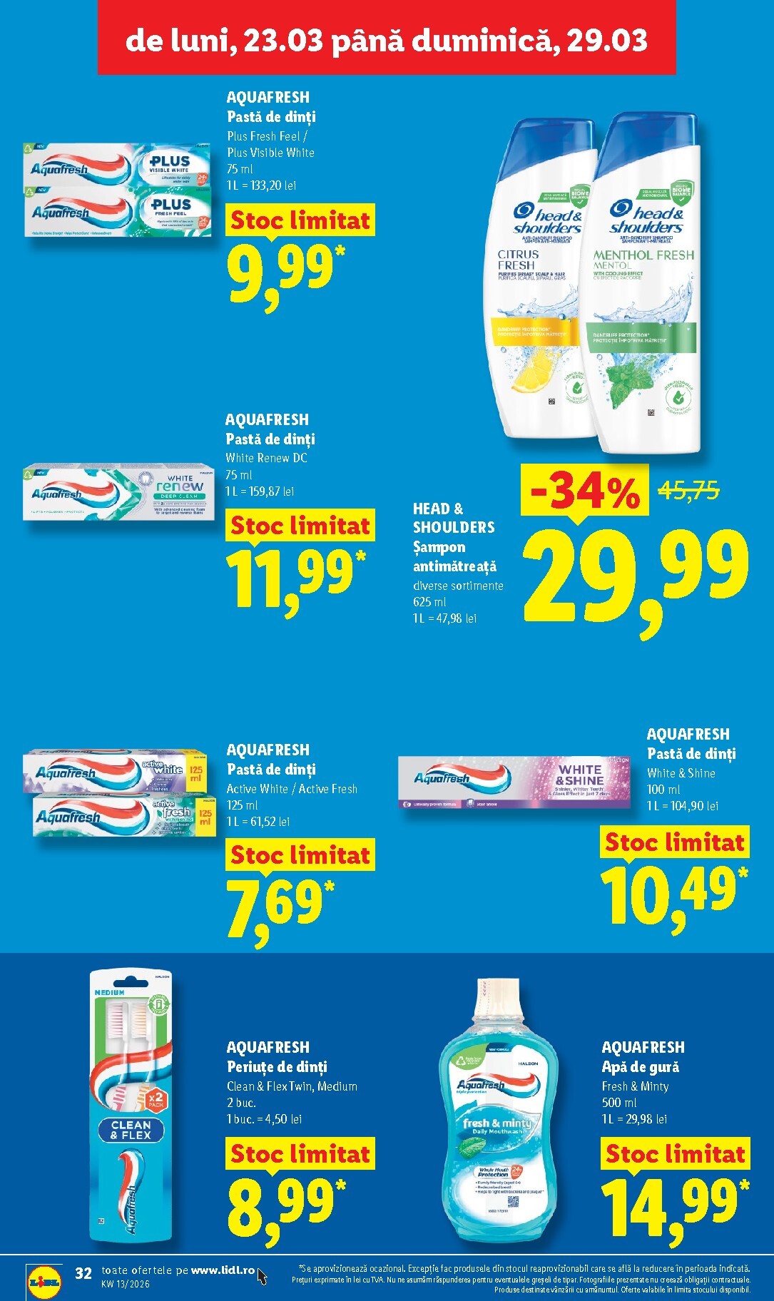 lidl - Catalog Lidl online – oferte valabile din 23.03.2026 - page: 32