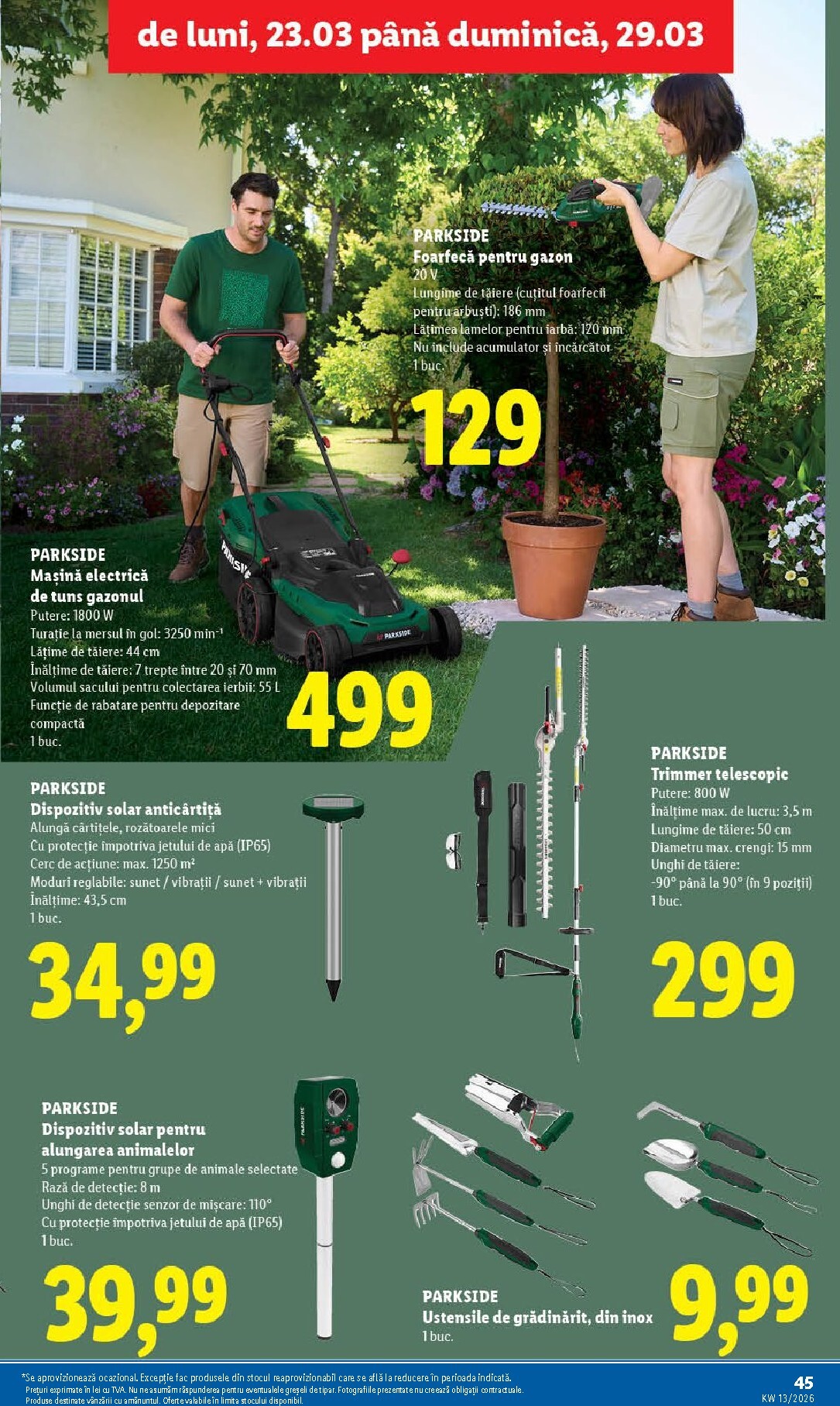 lidl - Catalog Lidl online – oferte valabile din 23.03.2026 - page: 45